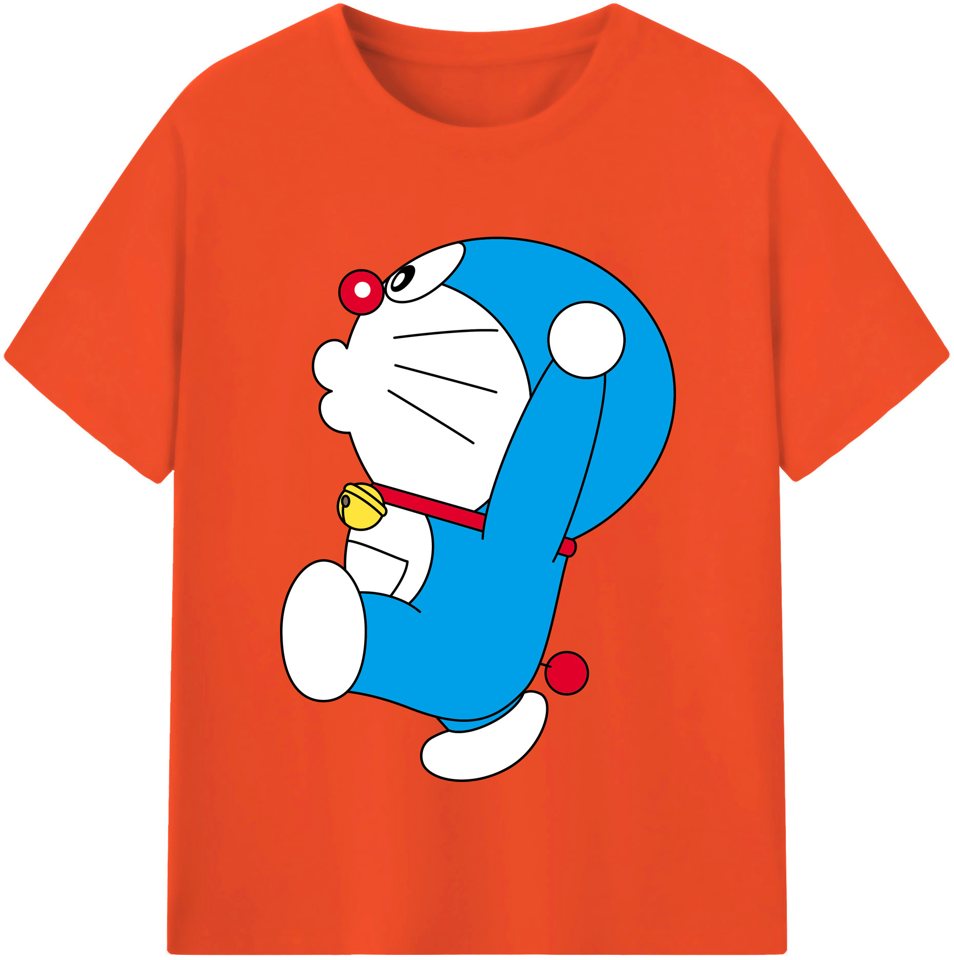 （画像用） ドラえもん Doraemon 綿100％半袖Tシャツ（フロントプリント）