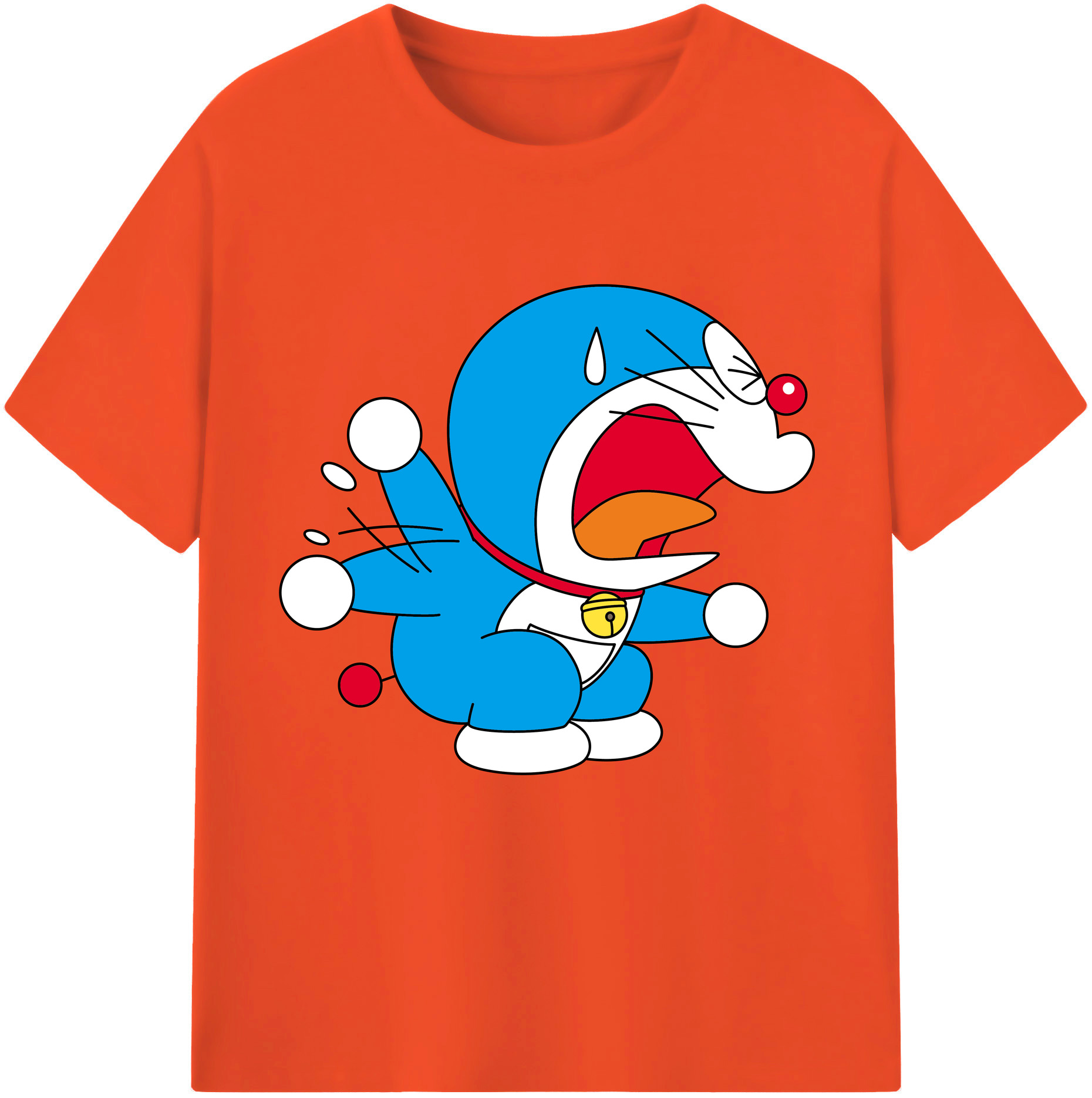 （画像用） ドラえもん Doraemon 綿100％半袖Tシャツ（フロントプリント）