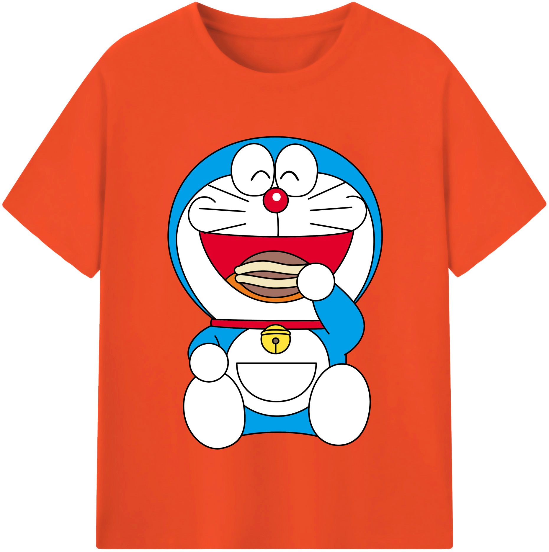 （画像用） ドラえもん Doraemon 綿100％半袖Tシャツ（フロントプリント）
