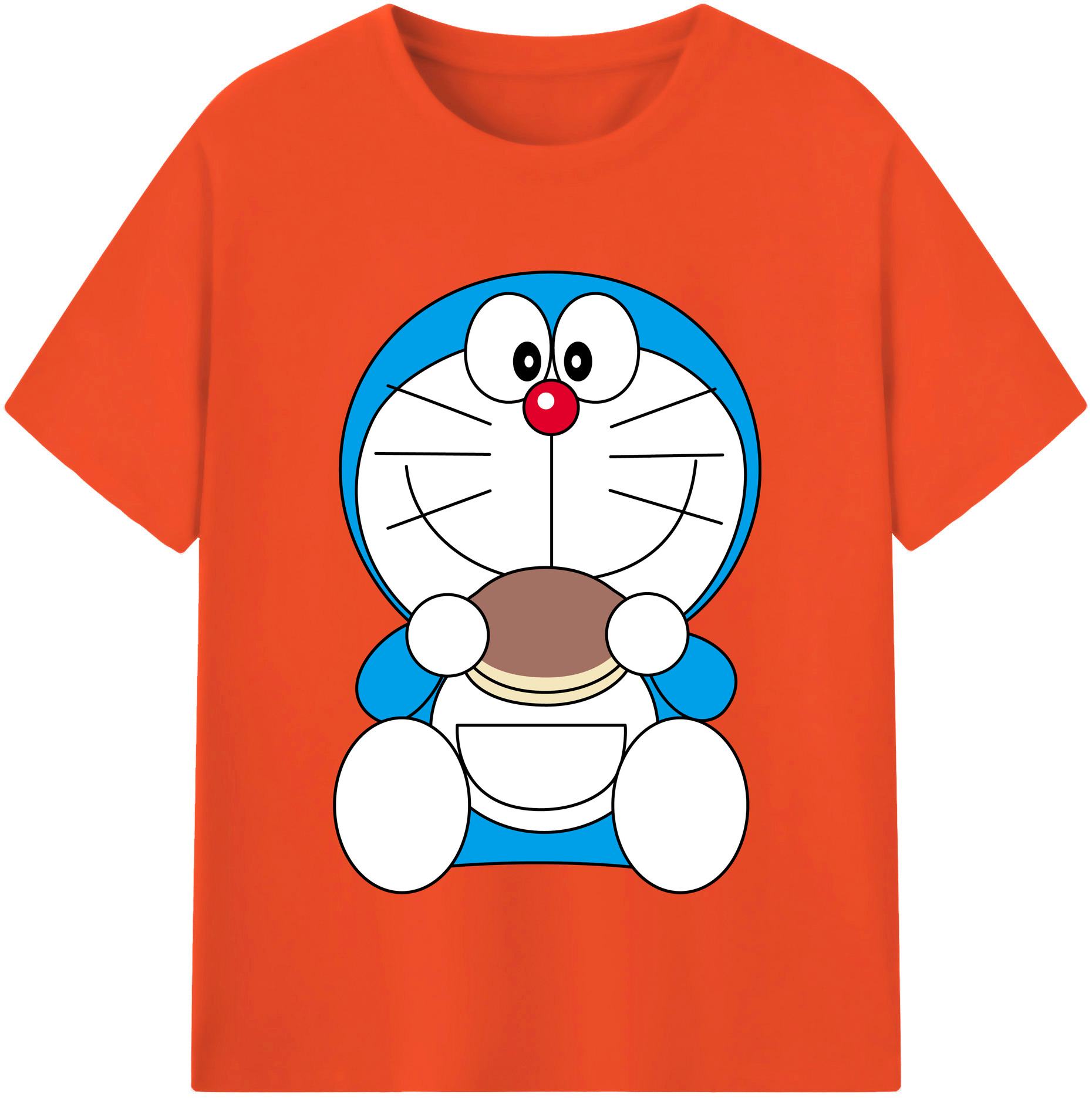 （画像用） ドラえもん Doraemon 綿100％半袖Tシャツ（フロントプリント）