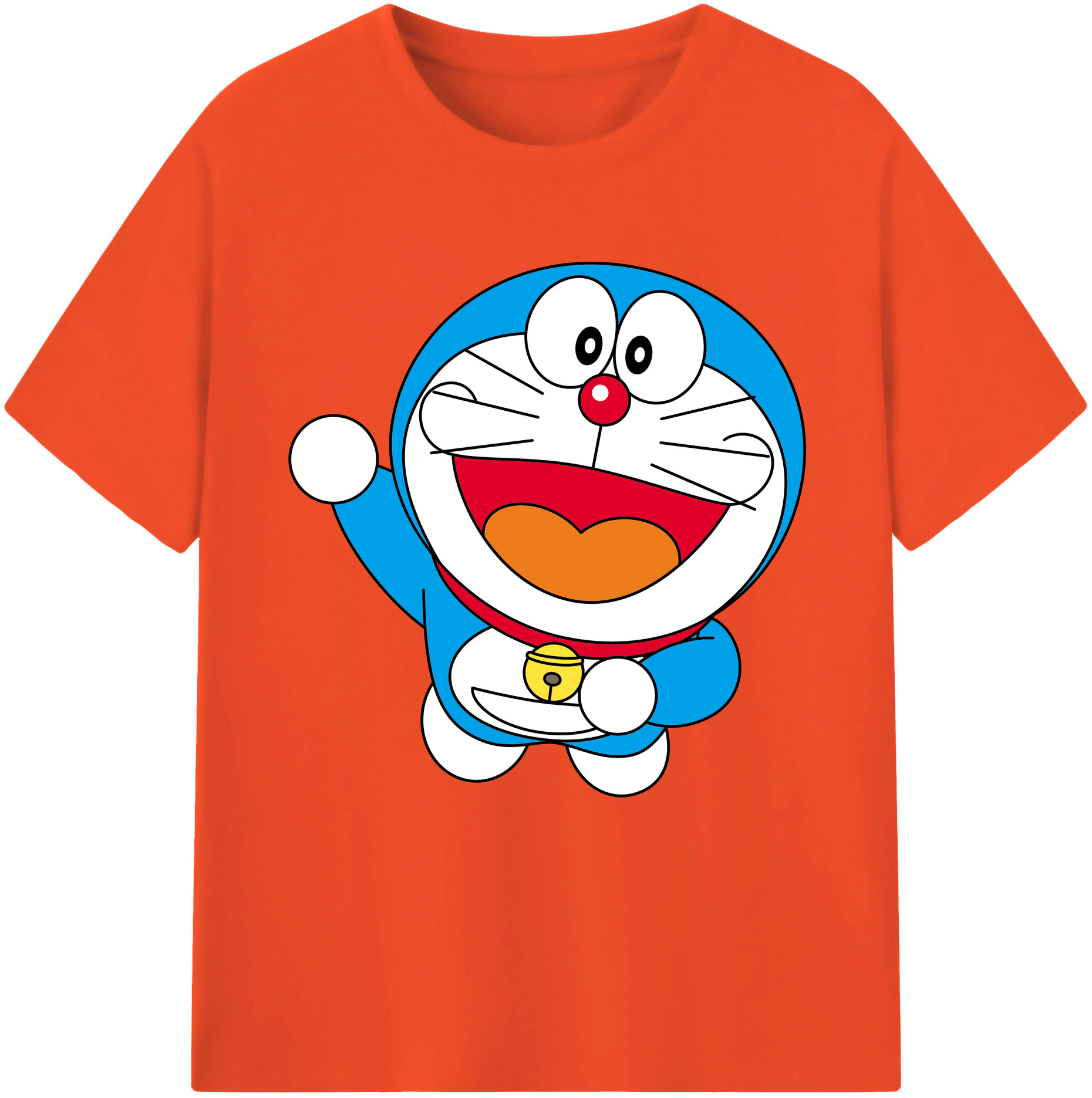 （画像用） ドラえもん Doraemon 綿100％半袖Tシャツ（フロントプリント）