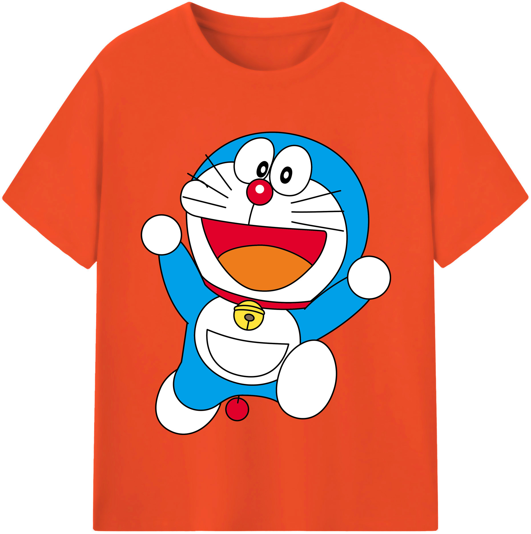 （画像用） ドラえもん Doraemon 綿100％半袖Tシャツ（フロントプリント）