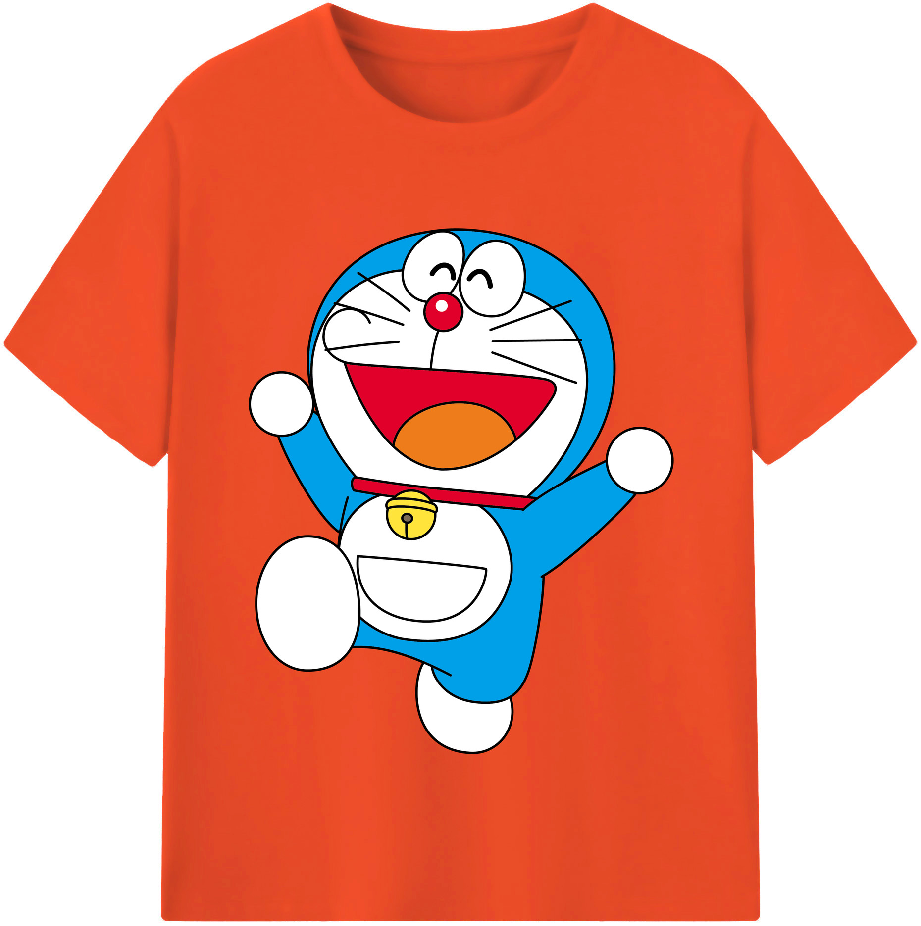 （画像用） ドラえもん Doraemon 綿100％半袖Tシャツ（フロントプリント）