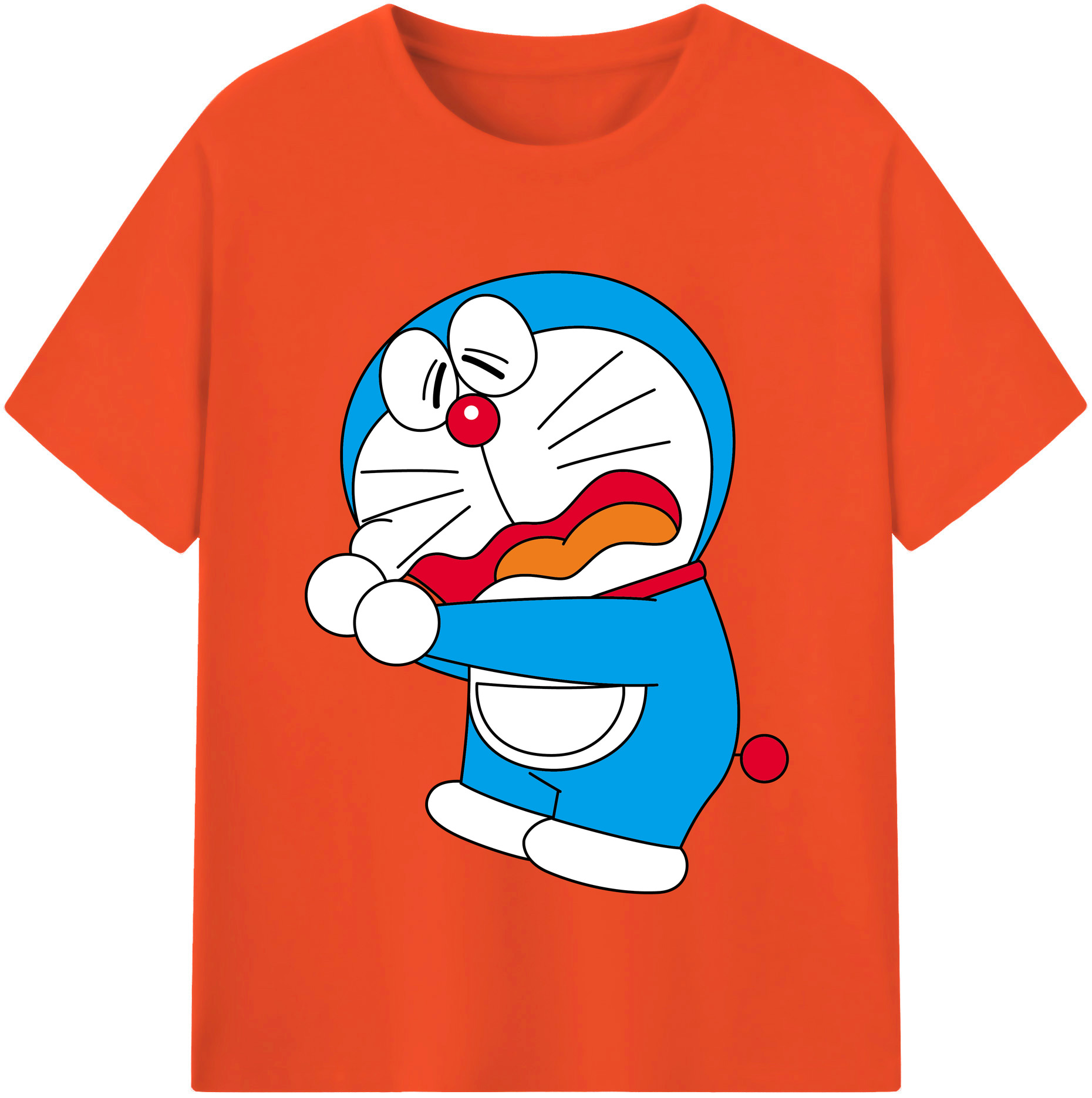 （画像用） ドラえもん Doraemon 綿100％半袖Tシャツ（フロントプリント）