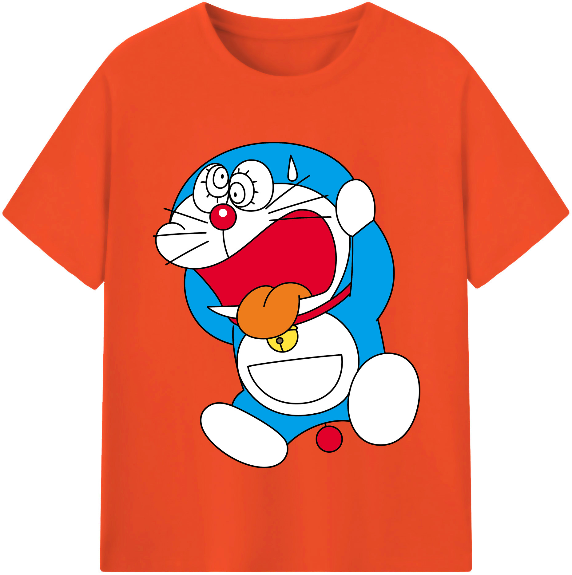 （画像用） ドラえもん Doraemon 綿100％半袖Tシャツ（フロントプリント）