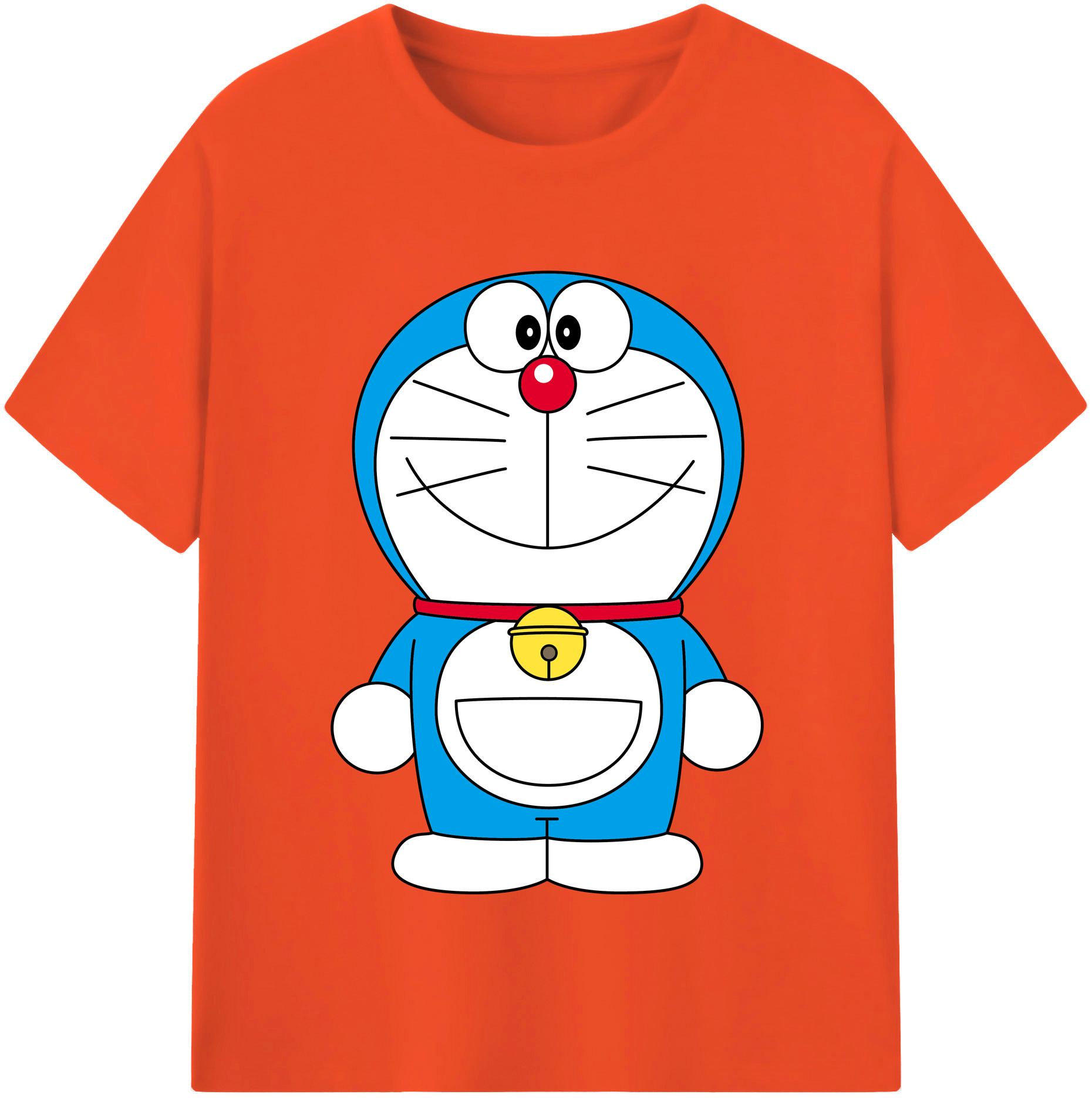 （画像用） ドラえもん Doraemon 綿100％半袖Tシャツ（フロントプリント）