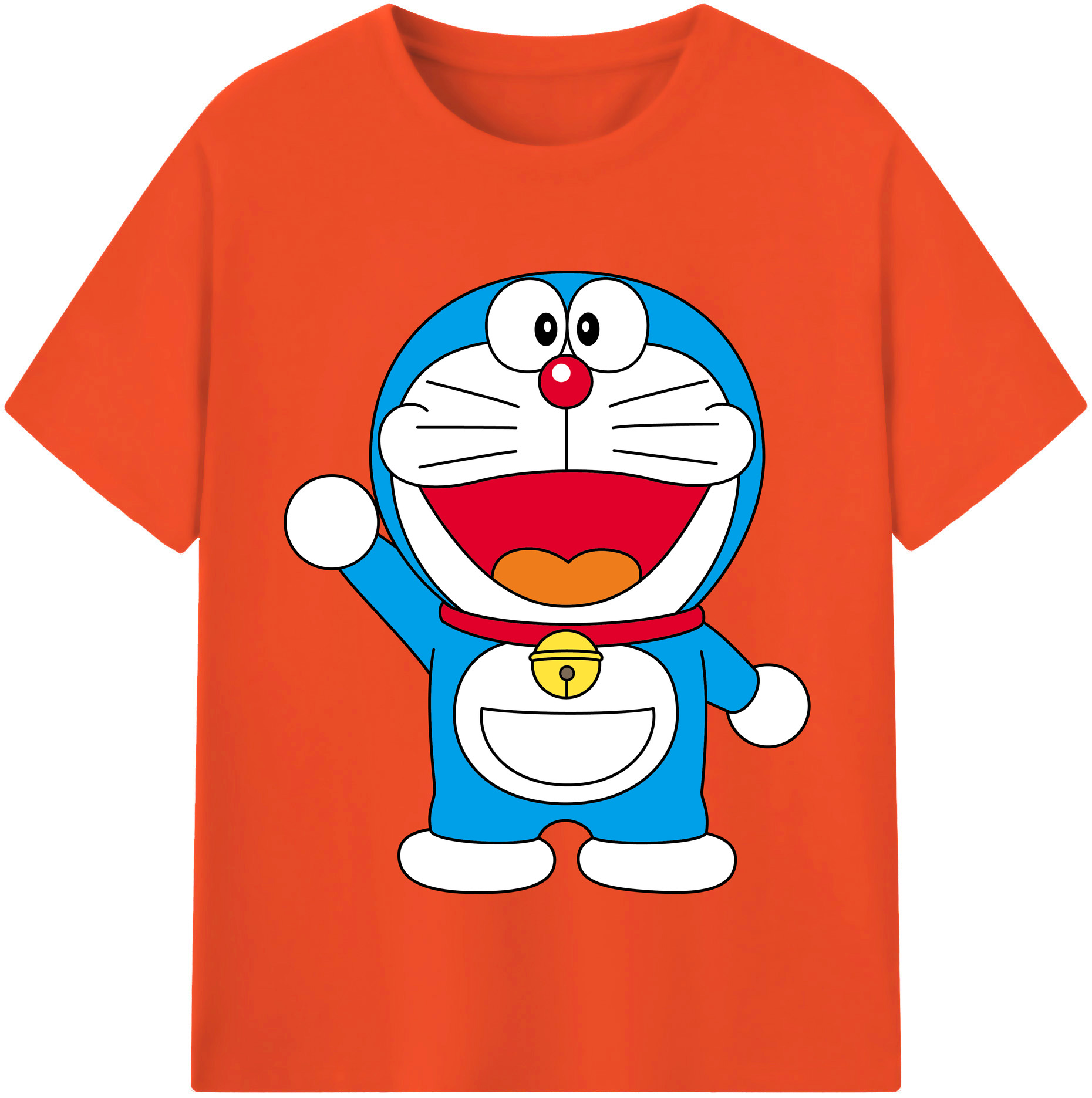 （画像用） ドラえもん Doraemon 綿100％半袖Tシャツ（フロントプリント）