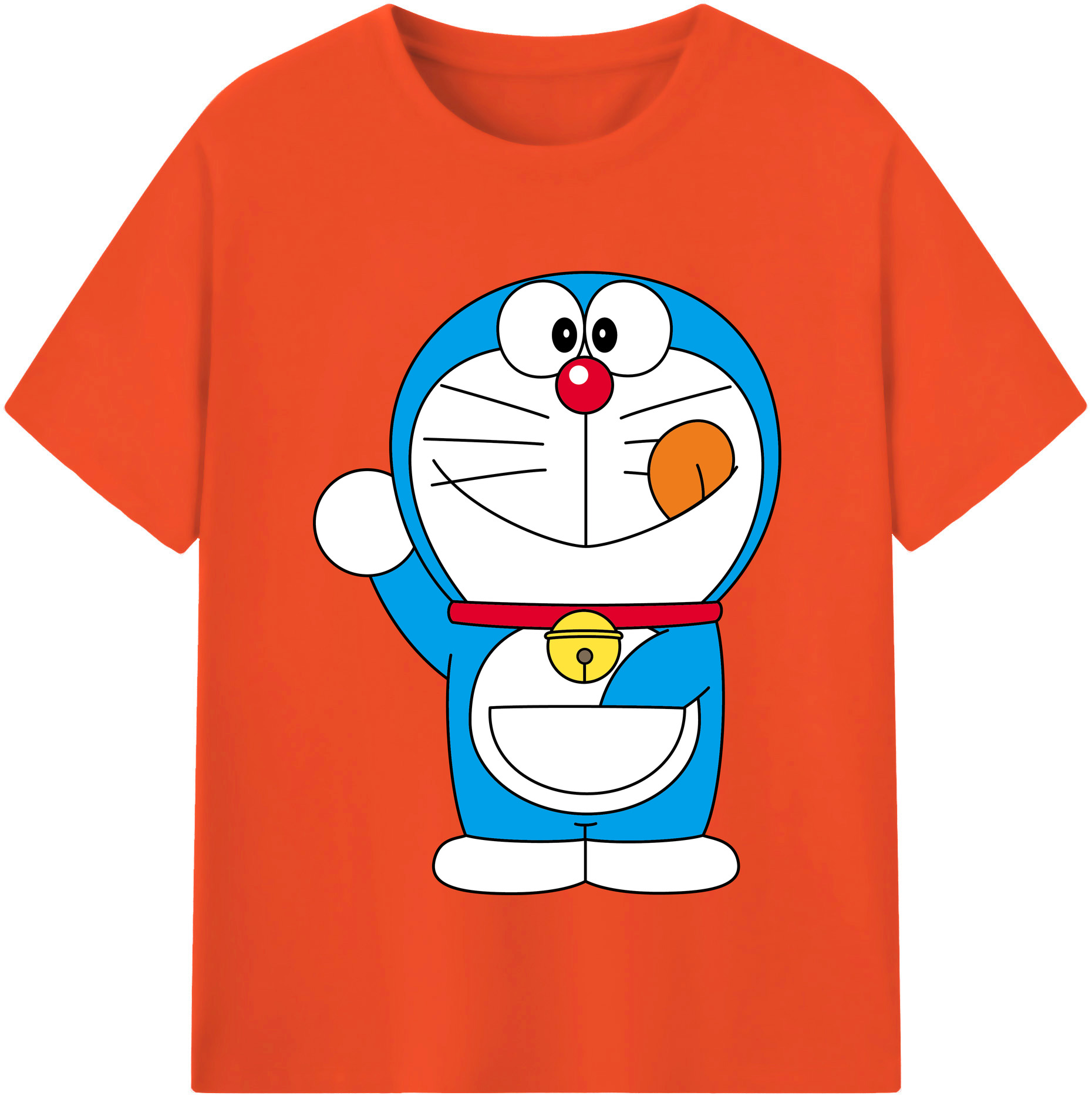 （画像用） ドラえもん Doraemon 綿100％半袖Tシャツ（フロントプリント）