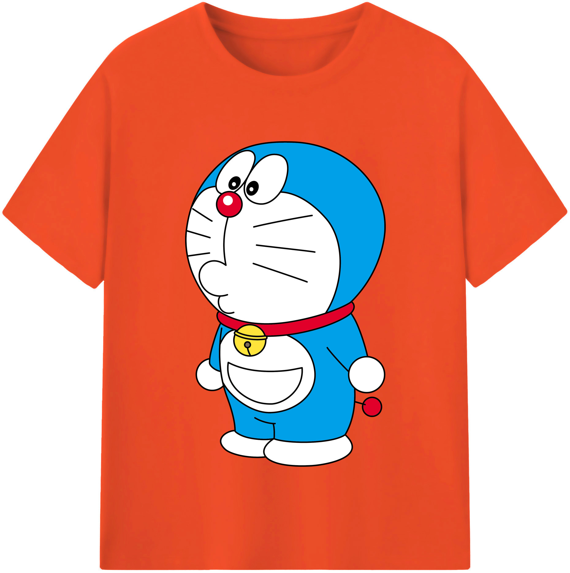 （画像用） ドラえもん Doraemon 綿100％半袖Tシャツ（フロントプリント）