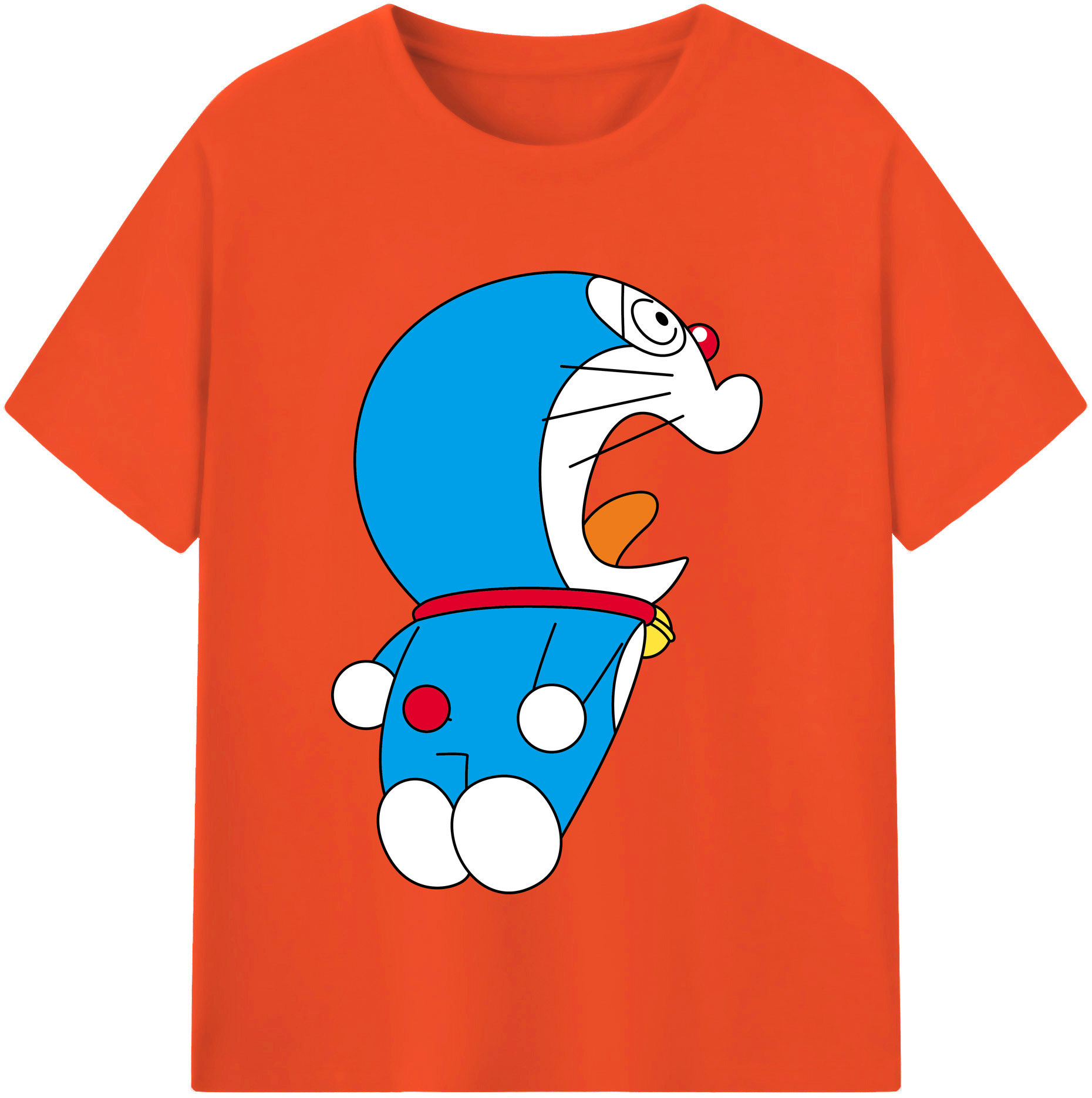 （画像用） ドラえもん Doraemon 綿100％半袖Tシャツ（フロントプリント）