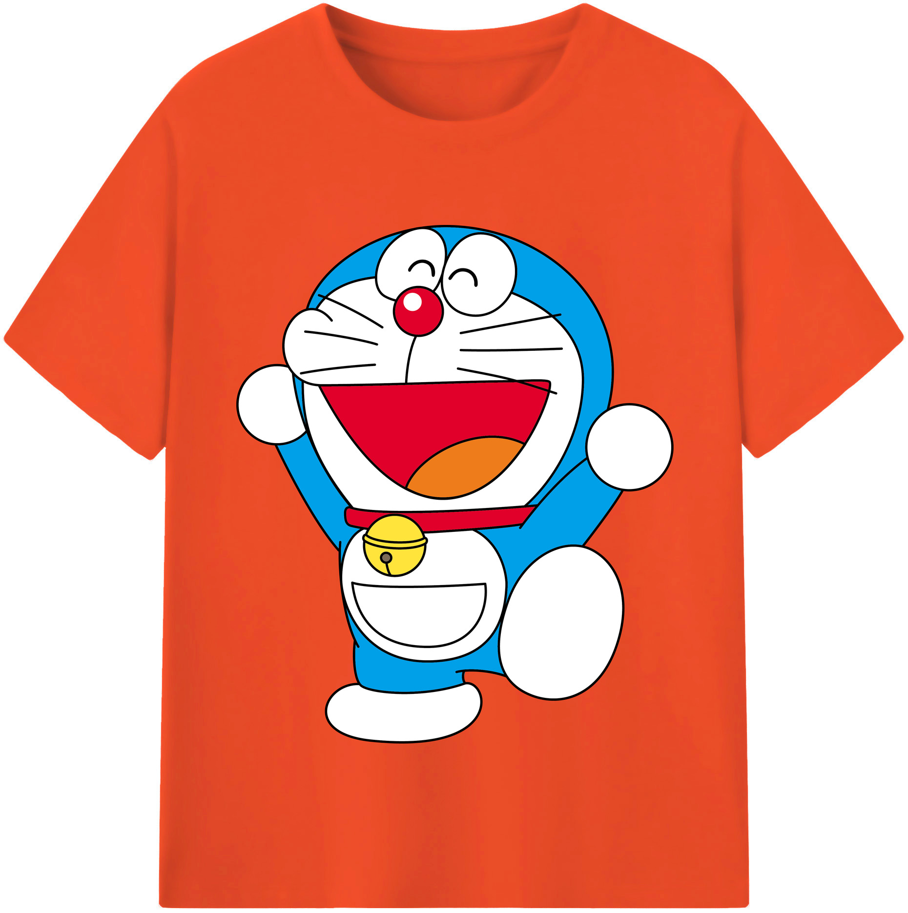 （画像用） ドラえもん Doraemon 綿100％半袖Tシャツ（フロントプリント）