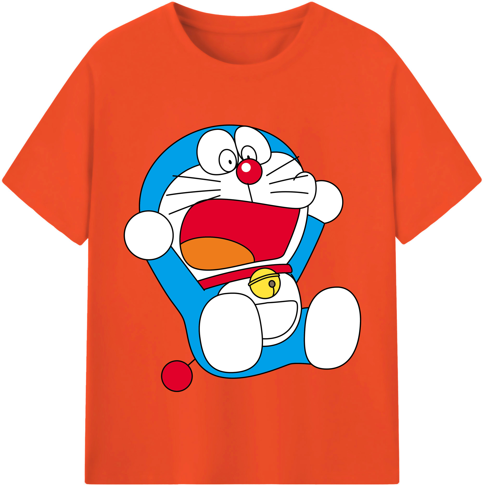 （画像用） ドラえもん Doraemon 綿100％半袖Tシャツ（フロントプリント）