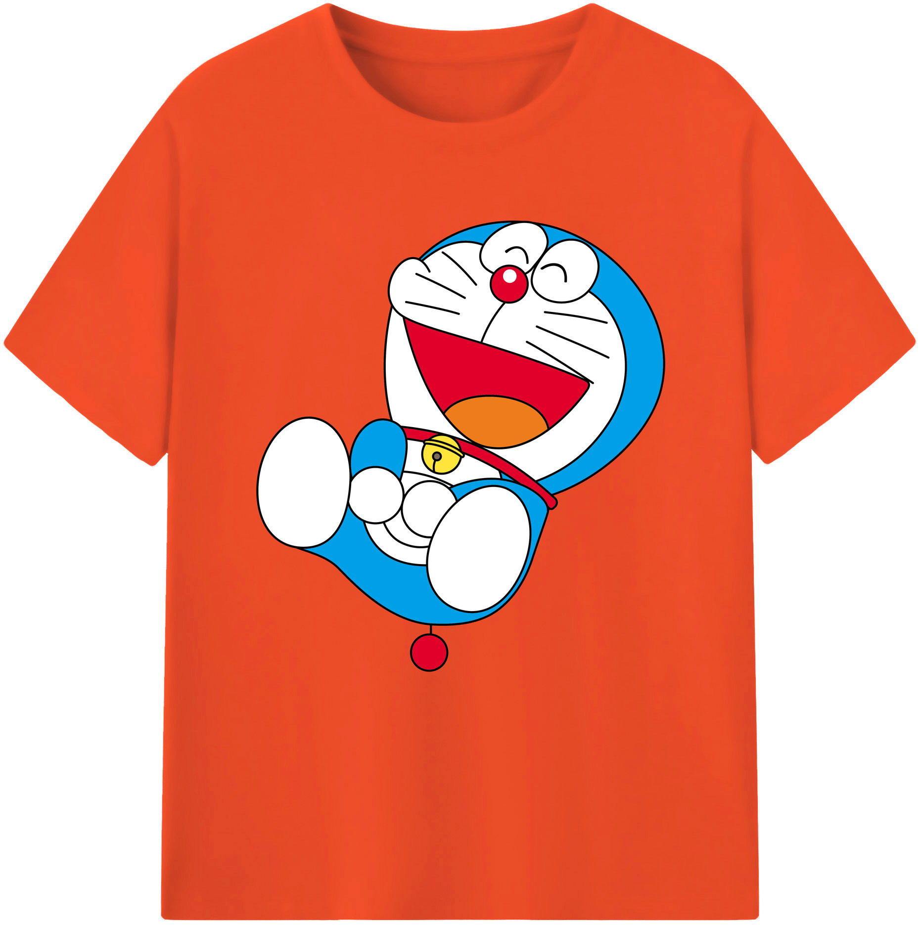 （画像用） ドラえもん Doraemon 綿100％半袖Tシャツ（フロントプリント）