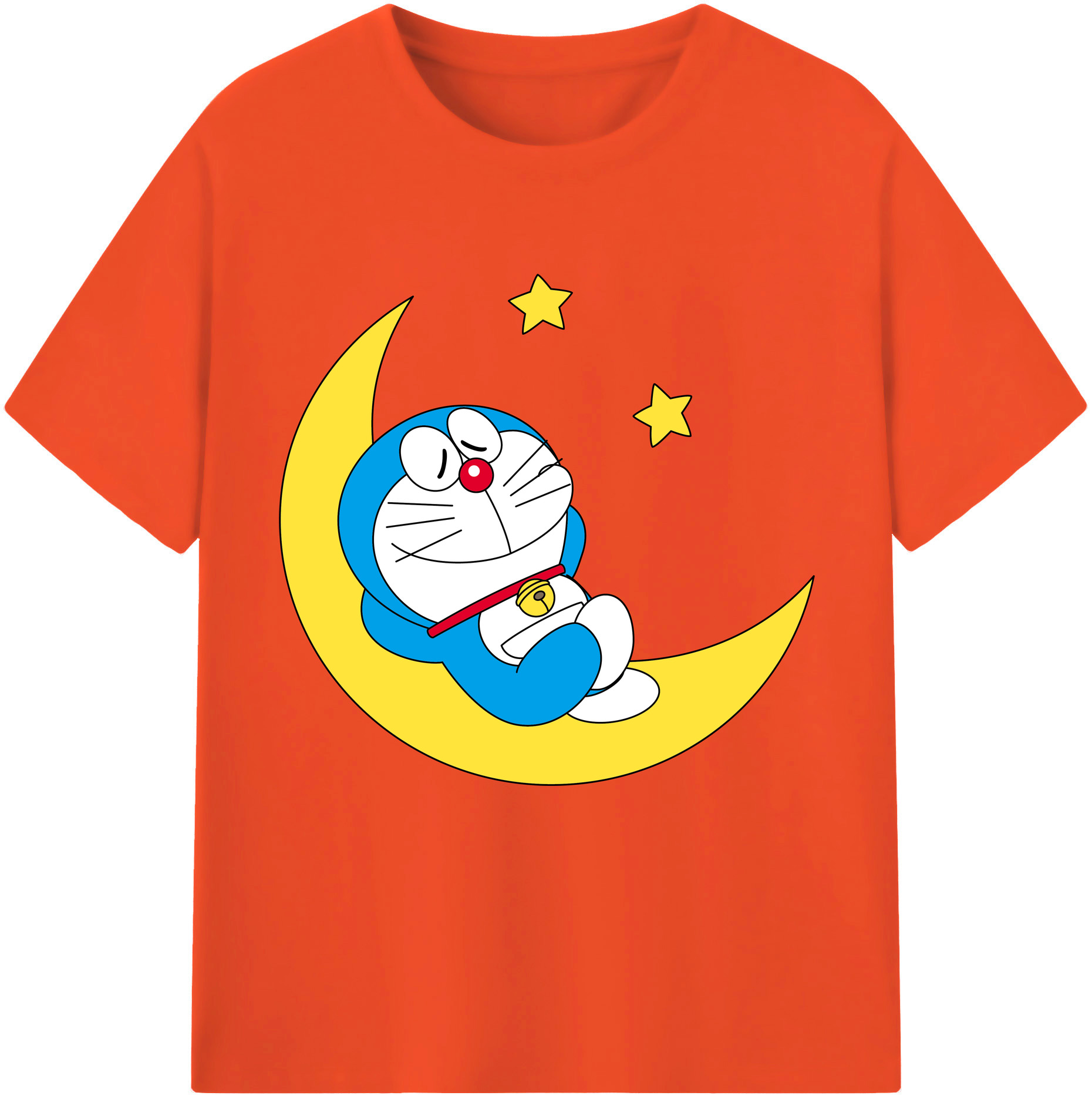 （画像用） ドラえもん Doraemon 綿100％半袖Tシャツ（フロントプリント）