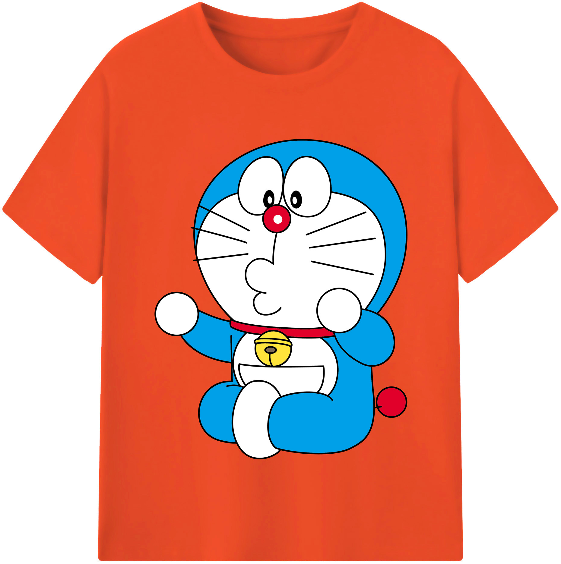 （画像用） ドラえもん Doraemon 綿100％半袖Tシャツ（フロントプリント）