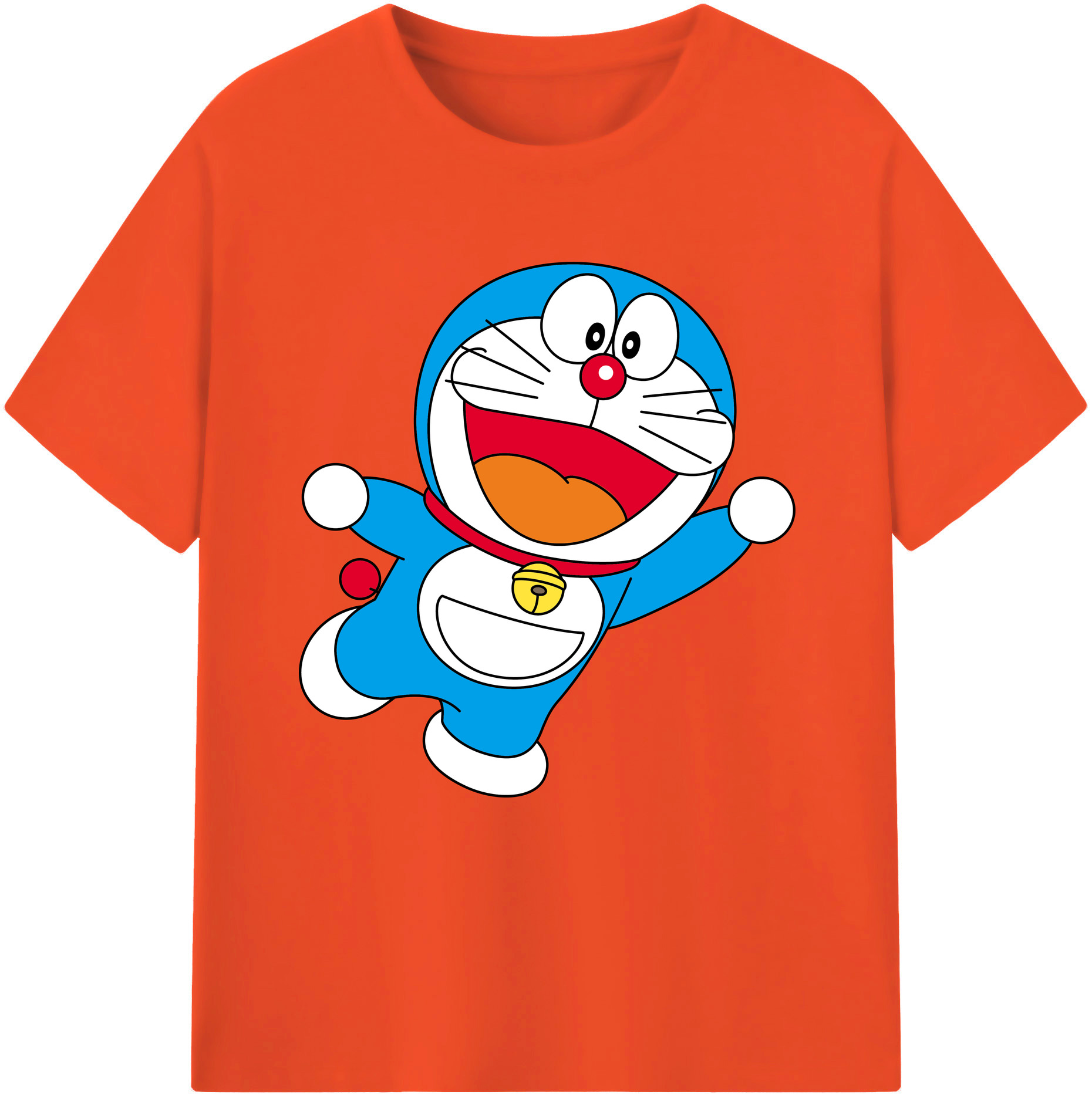 （画像用） ドラえもん Doraemon 綿100％半袖Tシャツ（フロントプリント）