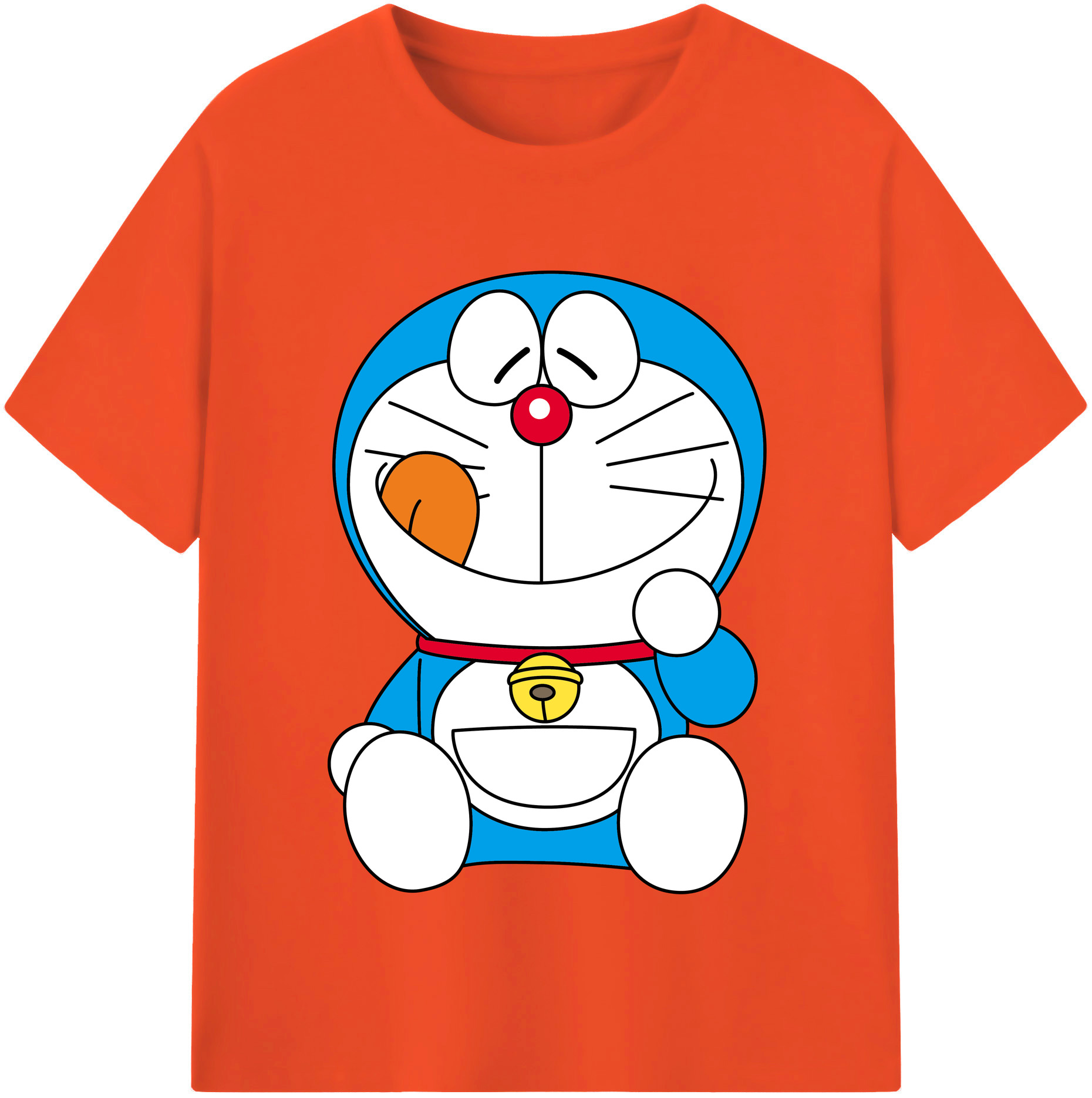 （画像用） ドラえもん Doraemon 綿100％半袖Tシャツ（フロントプリント）