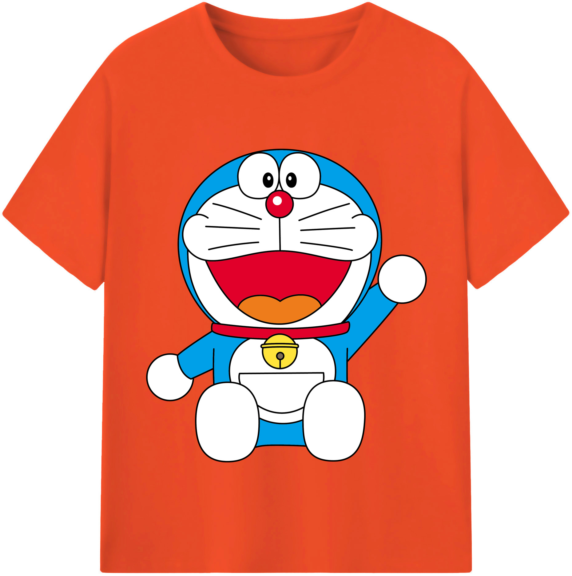 （画像用） ドラえもん Doraemon 綿100％半袖Tシャツ（フロントプリント）
