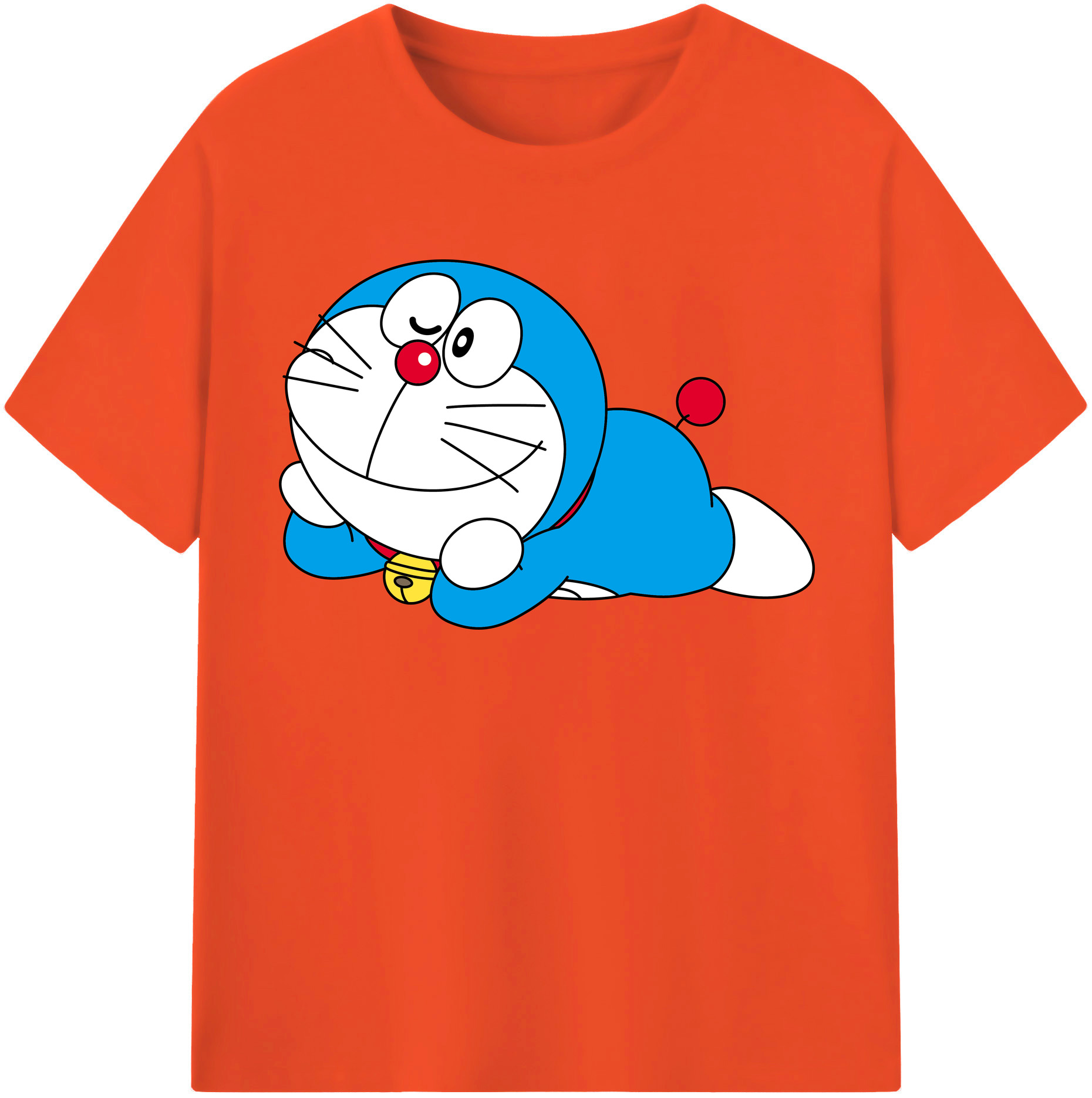 （画像用） ドラえもん Doraemon 綿100％半袖Tシャツ（フロントプリント）