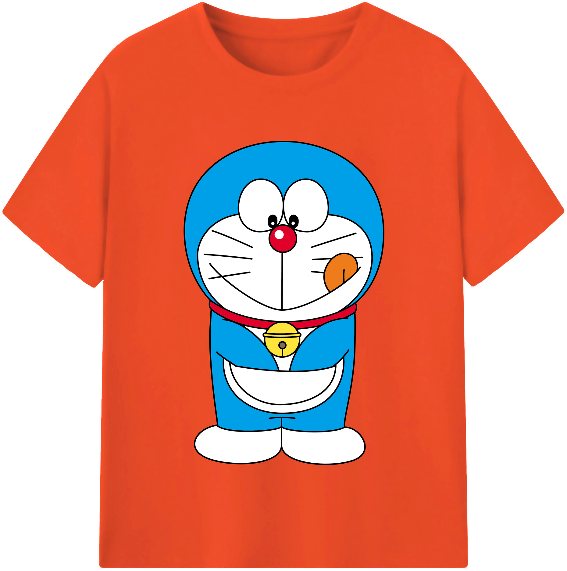 （画像用） ドラえもん Doraemon 綿100％半袖Tシャツ（フロントプリント）