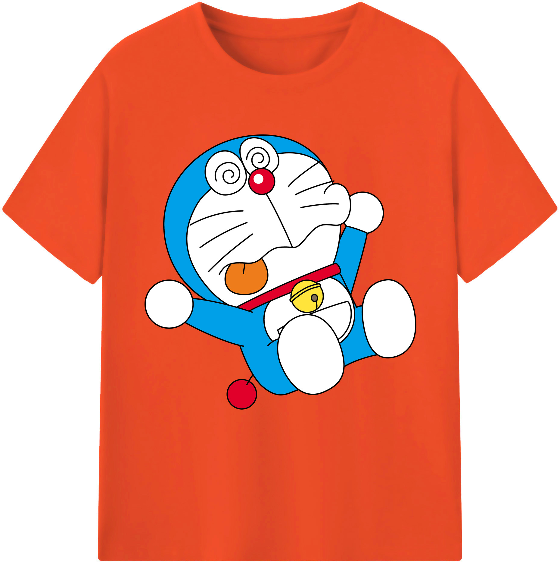 （画像用） ドラえもん Doraemon 綿100％半袖Tシャツ（フロントプリント）
