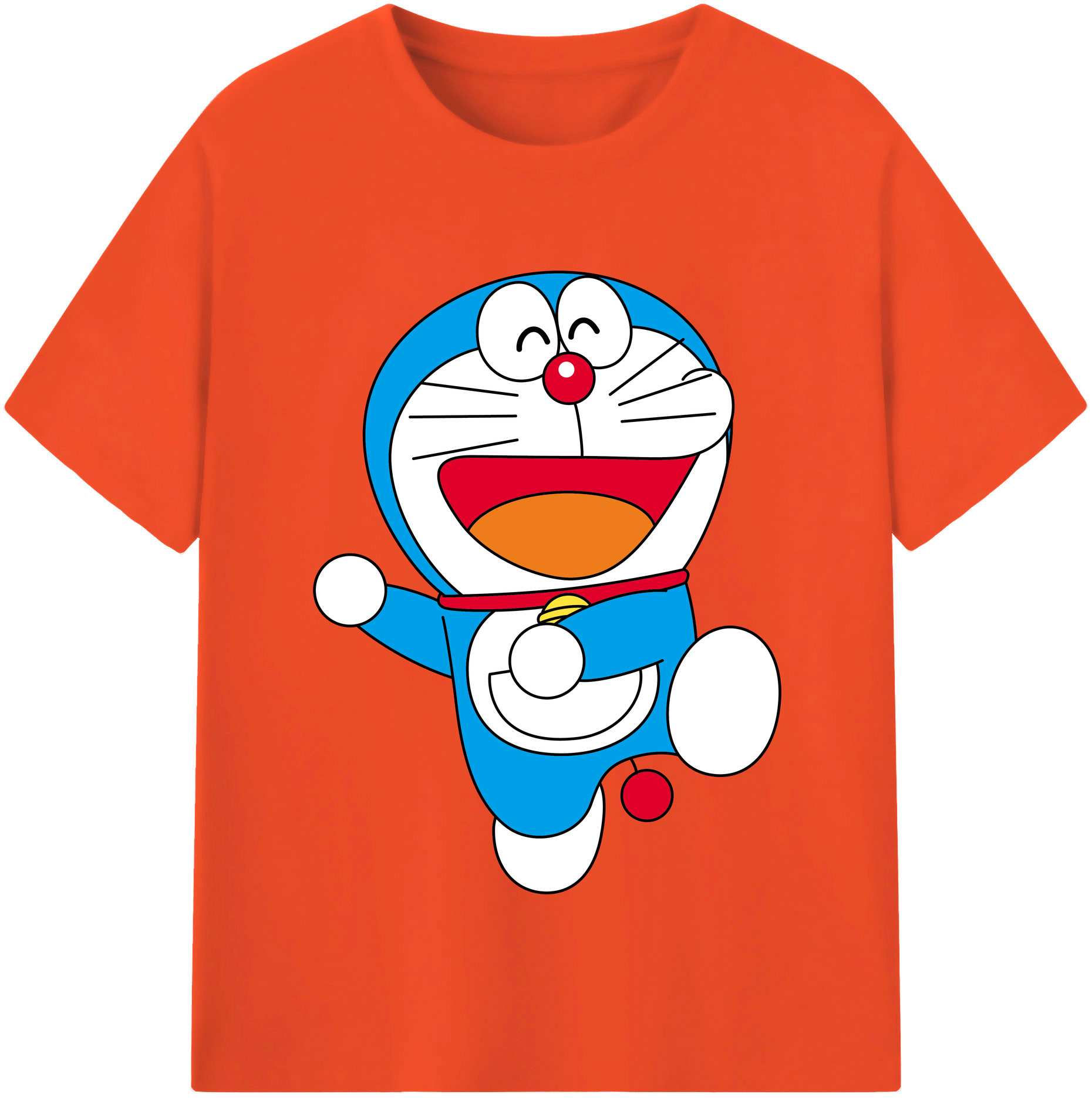（画像用） ドラえもん Doraemon 綿100％半袖Tシャツ（フロントプリント）