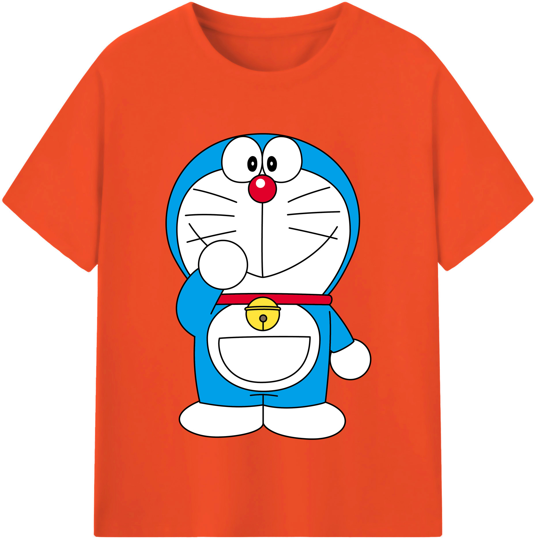 （画像用） ドラえもん Doraemon 綿100％半袖Tシャツ（フロントプリント）