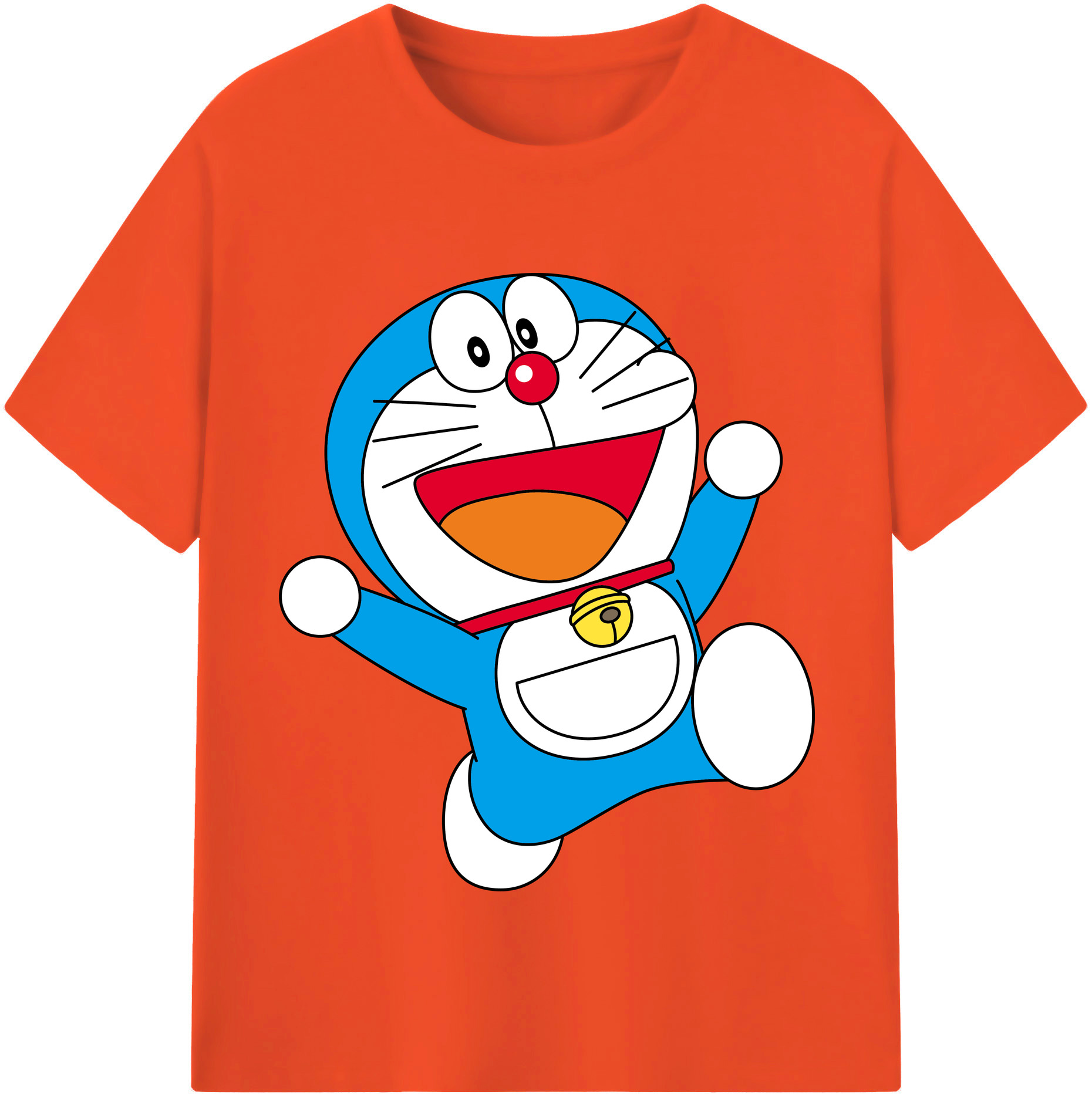 （画像用） ドラえもん Doraemon 綿100％半袖Tシャツ（フロントプリント）