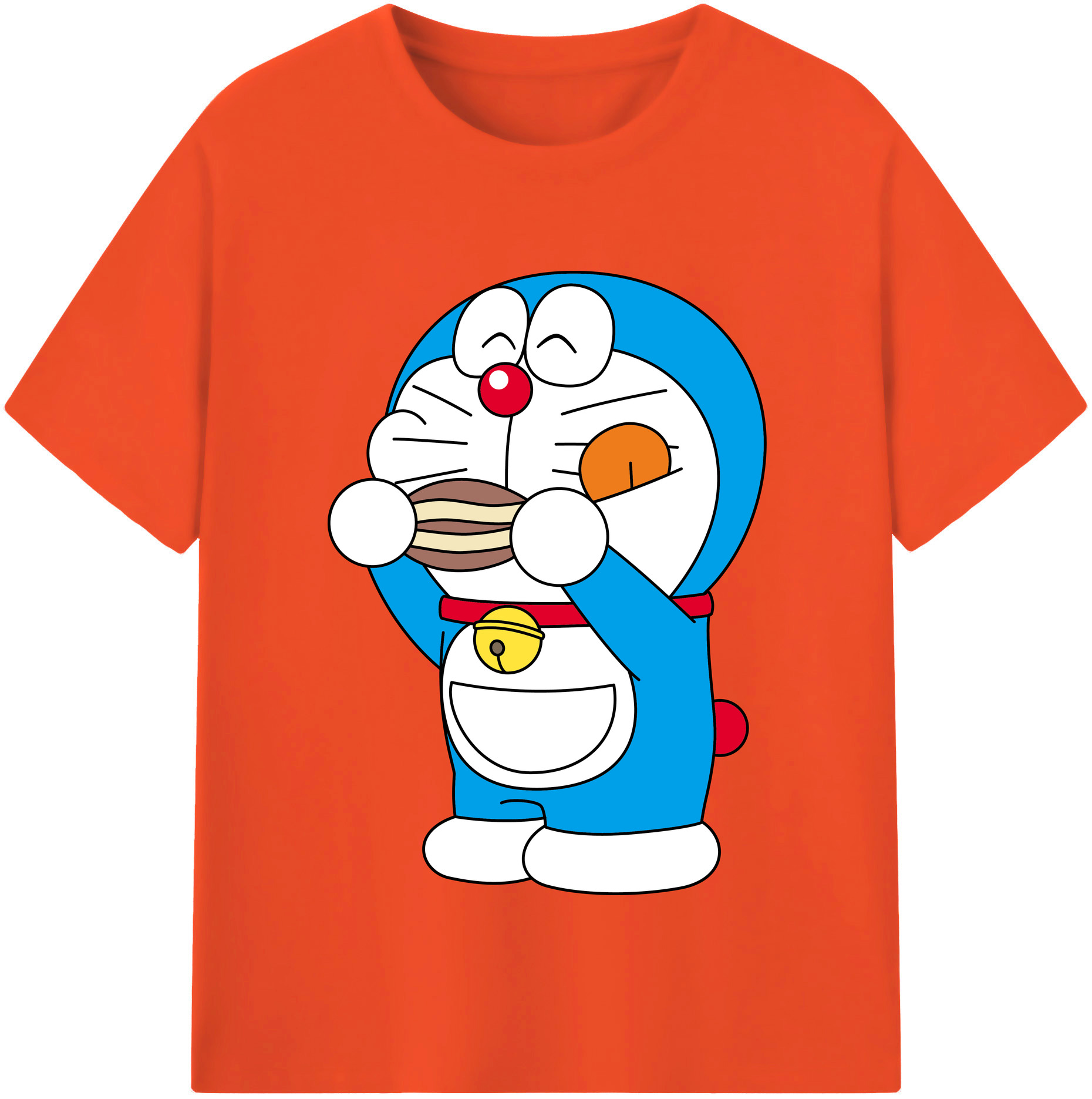 （画像用） ドラえもん Doraemon 綿100％半袖Tシャツ（フロントプリント）