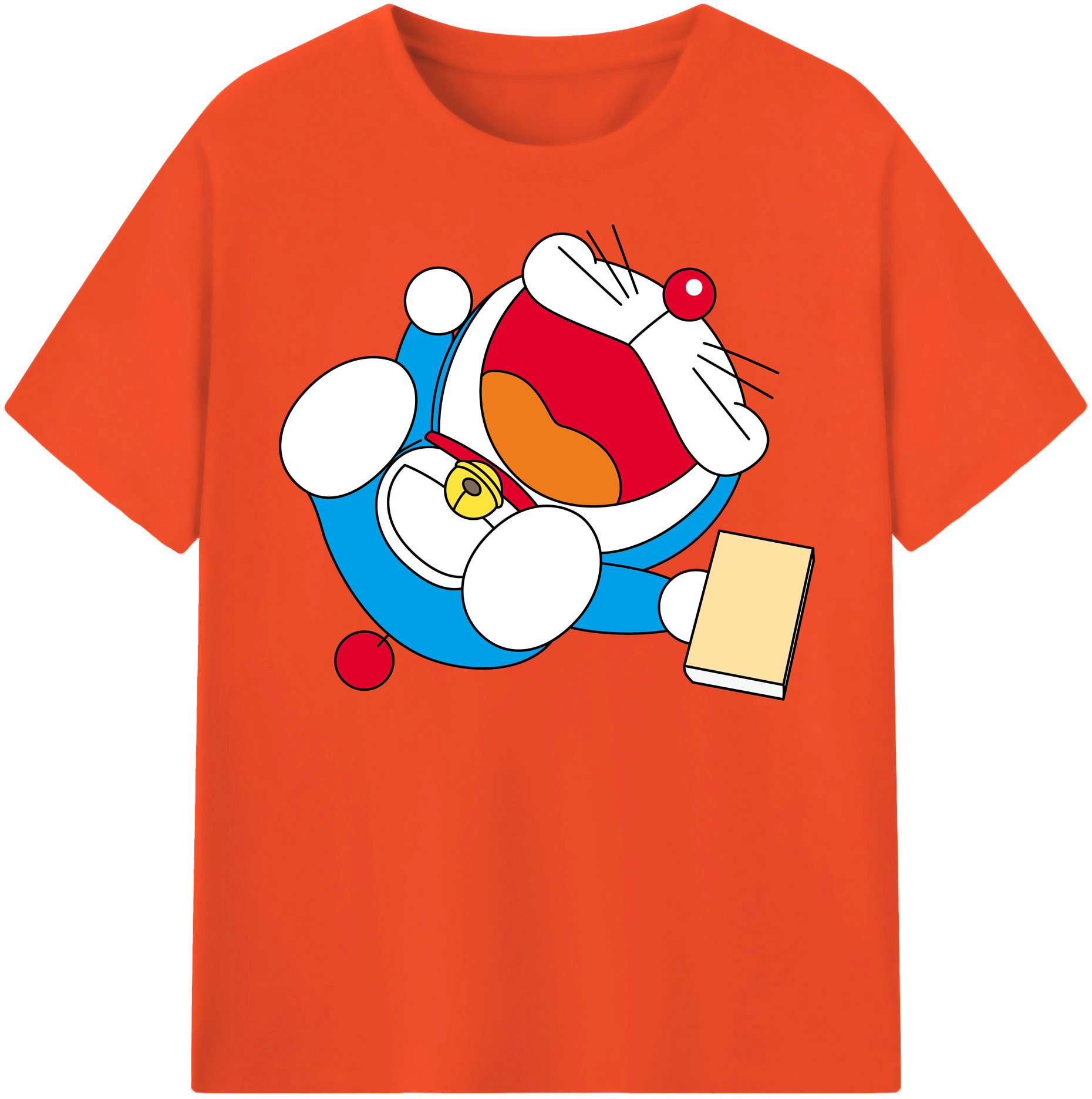 （画像用） ドラえもん Doraemon 綿100％半袖Tシャツ（フロントプリント）