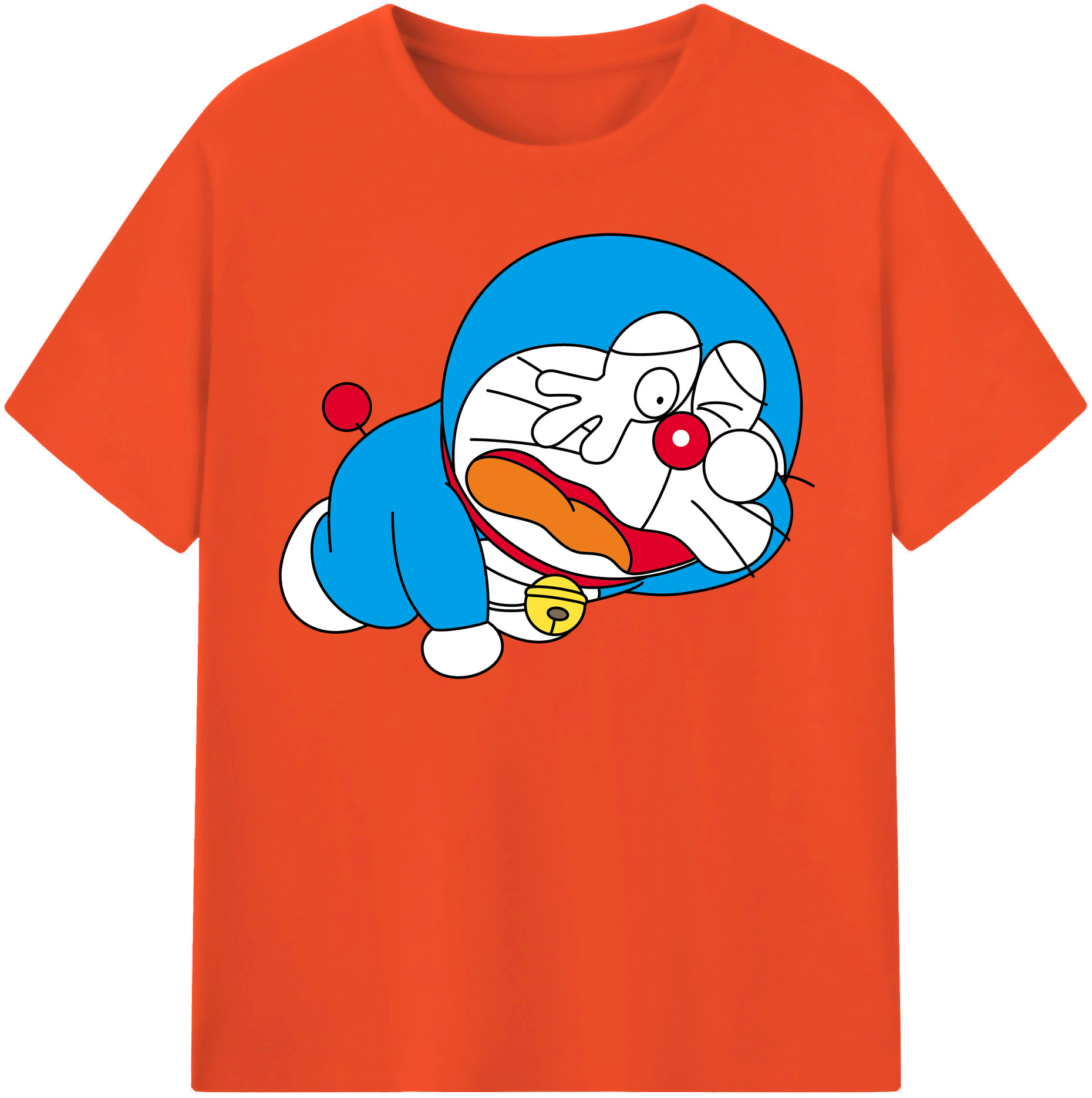 （画像用） ドラえもん Doraemon 綿100％半袖Tシャツ（フロントプリント）