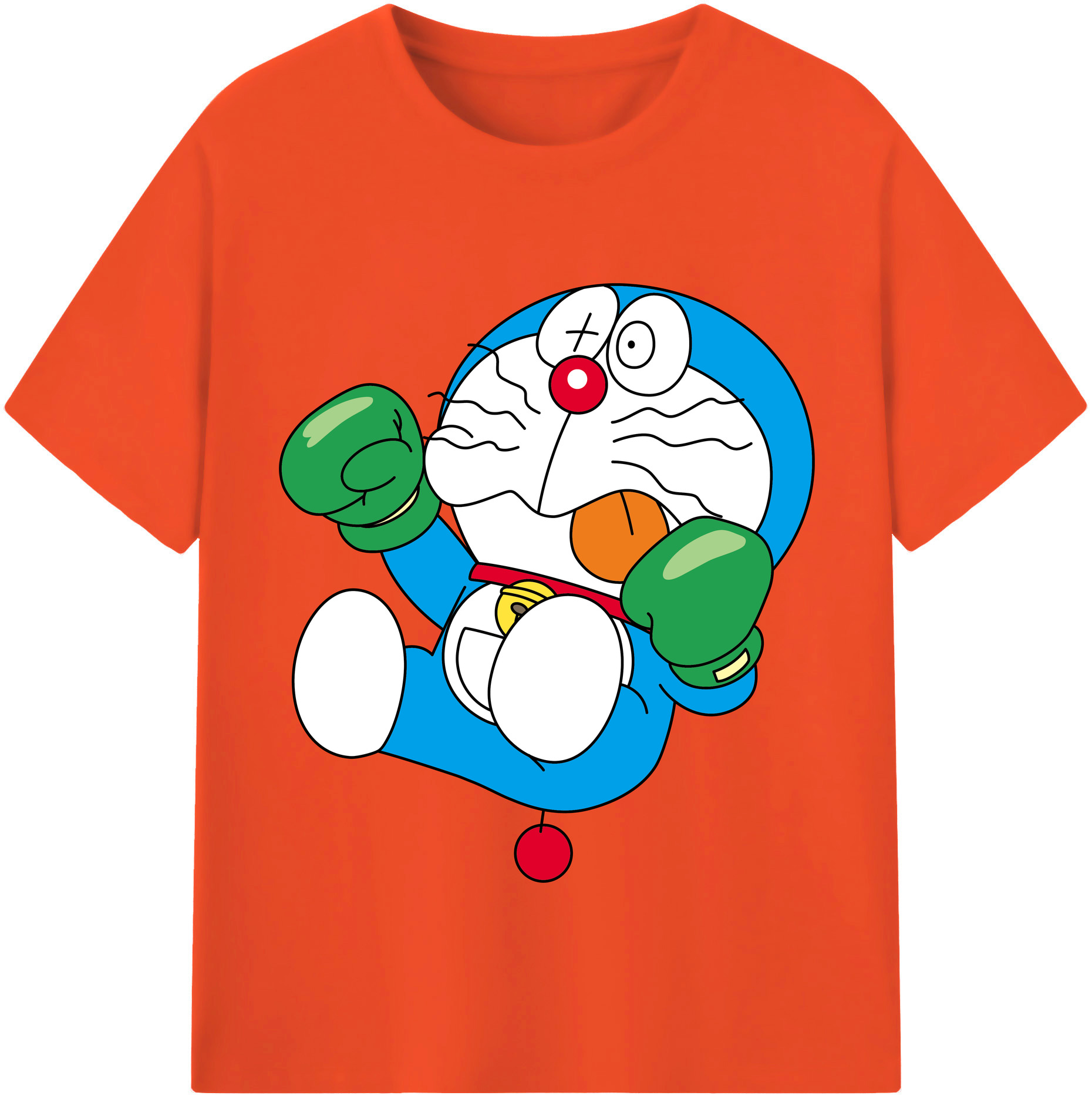 （画像用） ドラえもん Doraemon 綿100％半袖Tシャツ（フロントプリント）