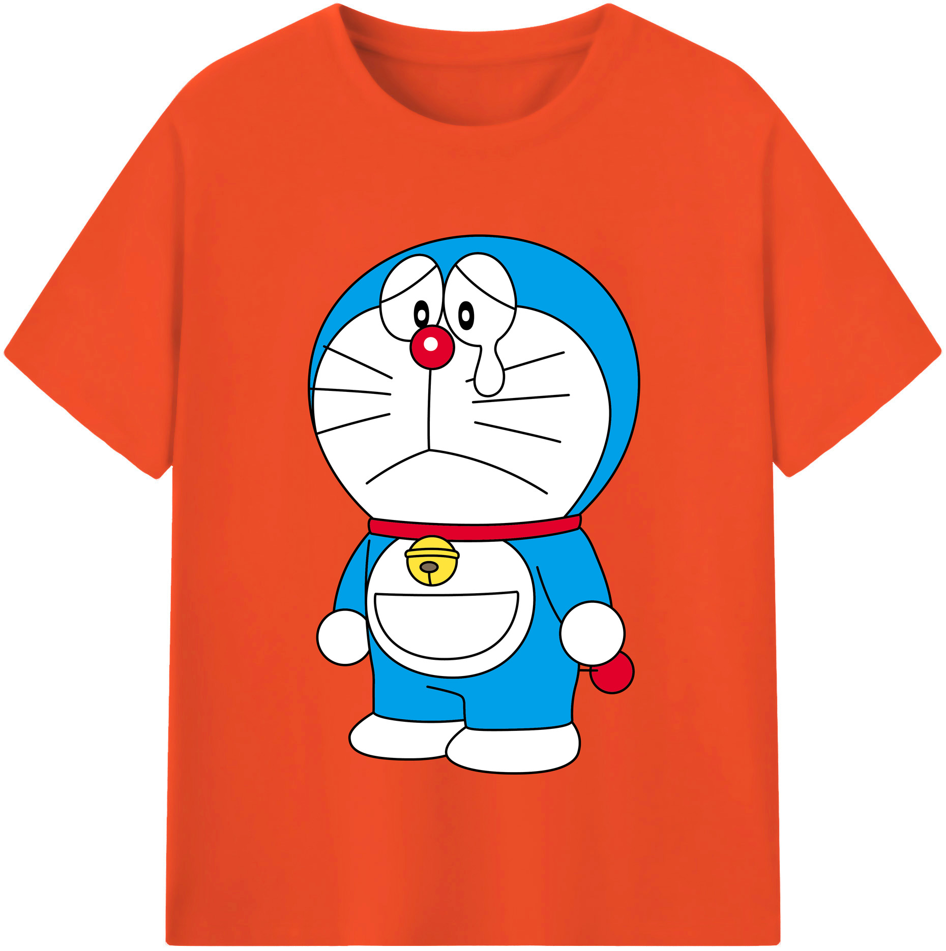 （画像用） ドラえもん Doraemon 綿100％半袖Tシャツ（フロントプリント）