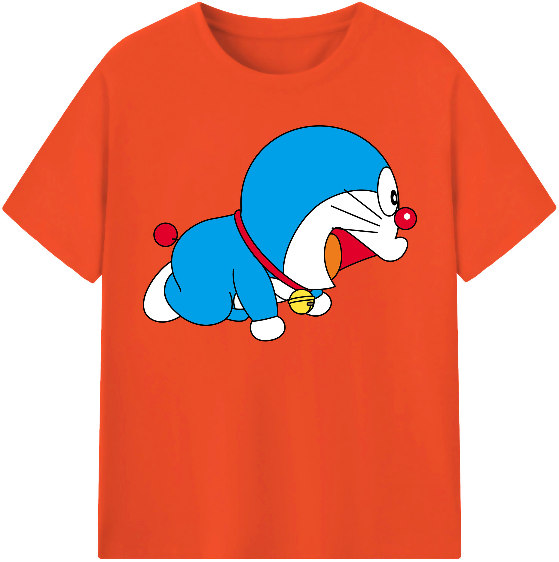 （画像用） ドラえもん Doraemon 綿100％半袖Tシャツ（フロントプリント）