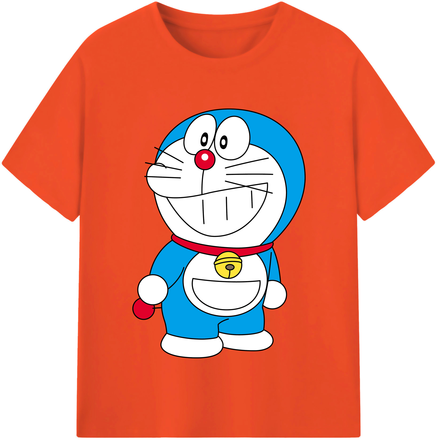 （画像用） ドラえもん Doraemon 綿100％半袖Tシャツ（フロントプリント）