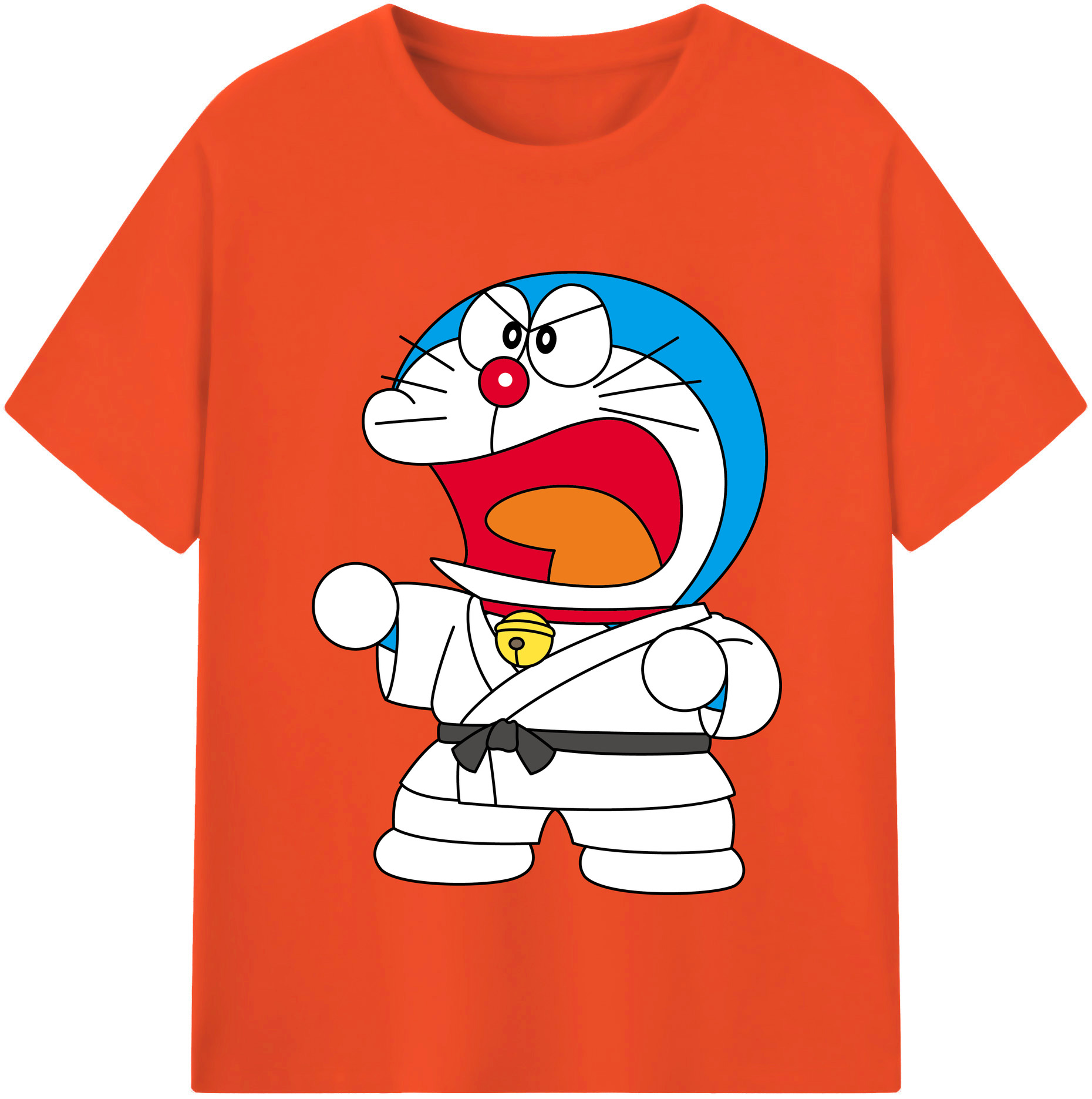 （画像用） ドラえもん Doraemon 綿100％半袖Tシャツ（フロントプリント）