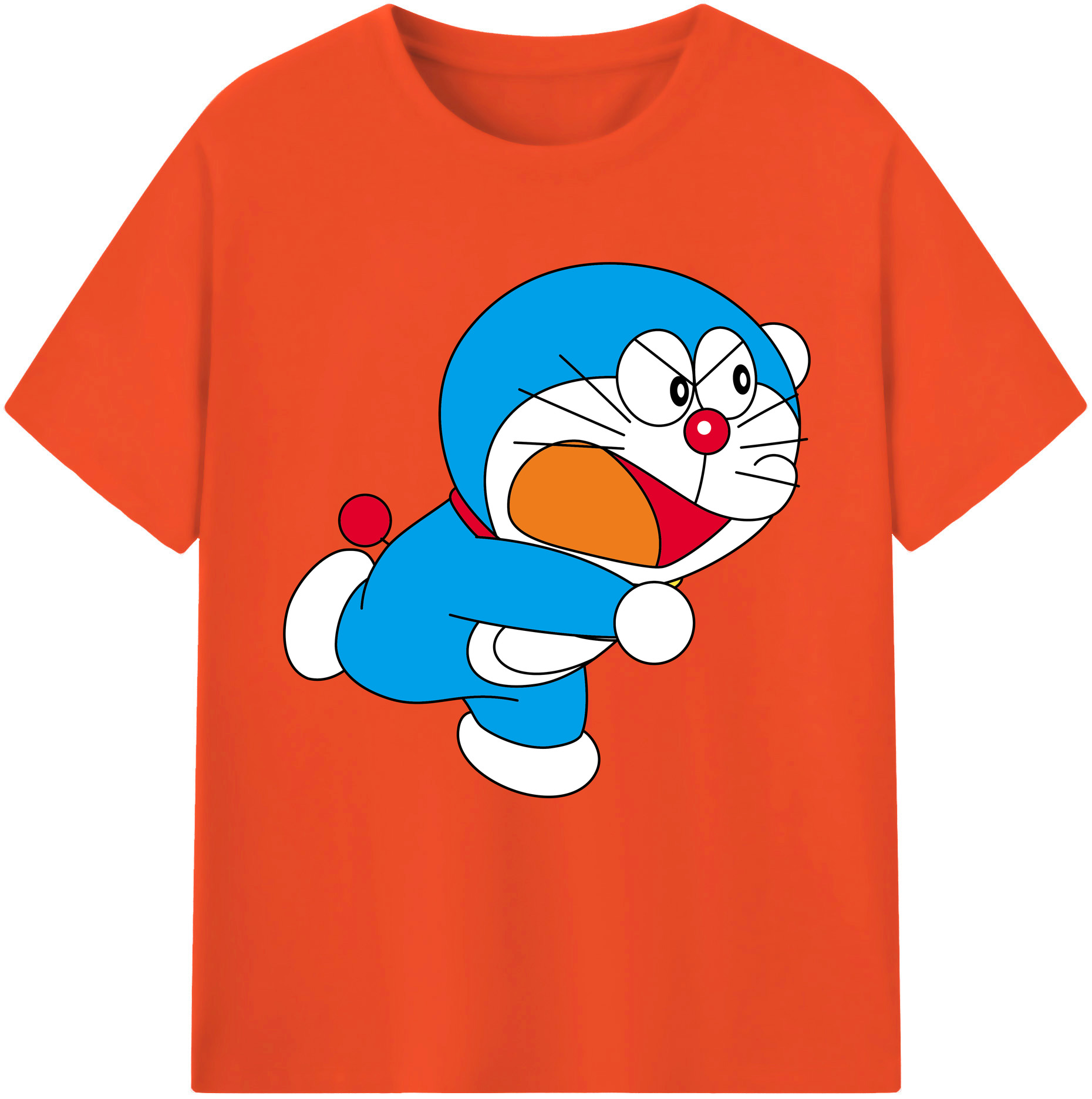 （画像用） ドラえもん Doraemon 綿100％半袖Tシャツ（フロントプリント）
