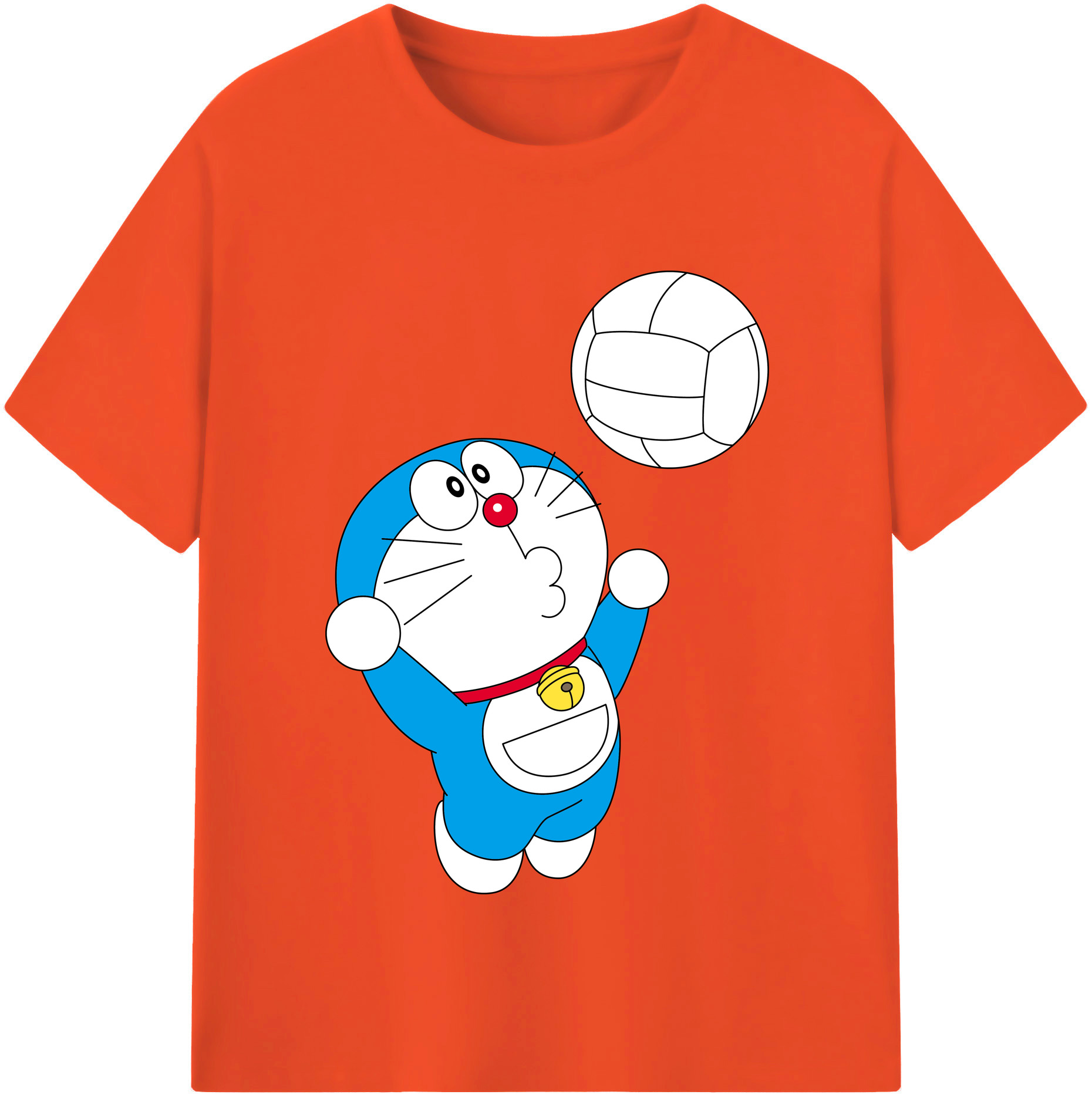 （画像用） ドラえもん Doraemon 綿100％半袖Tシャツ（フロントプリント）
