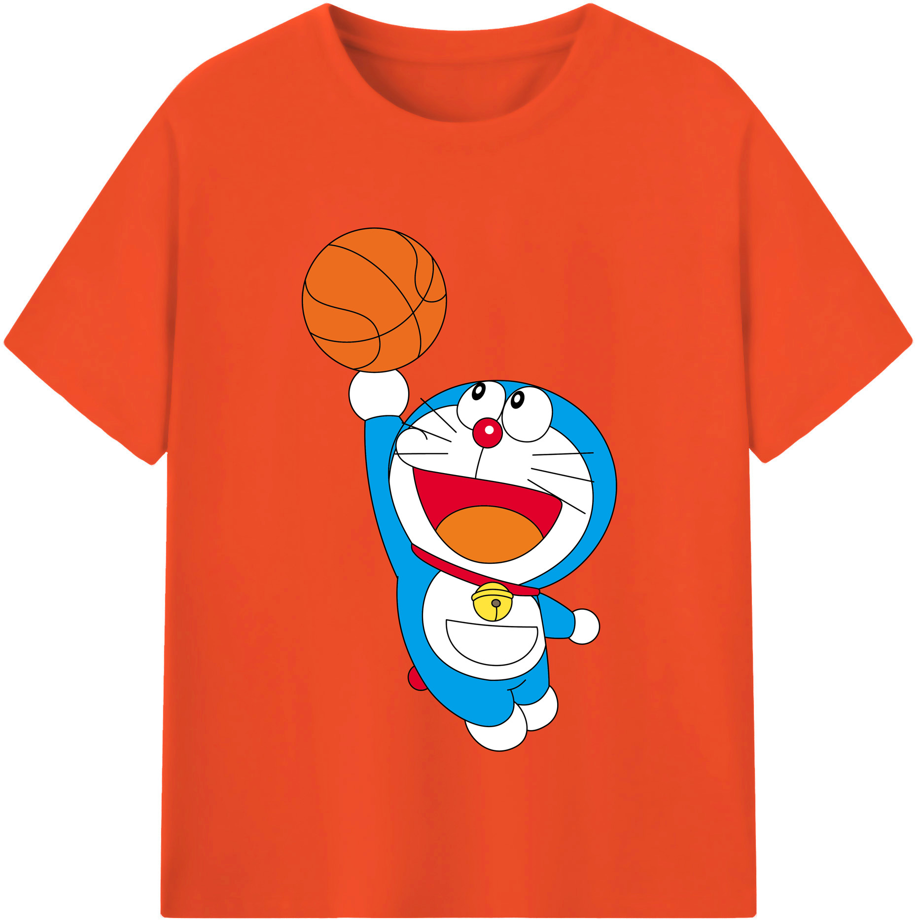 （画像用） ドラえもん Doraemon 綿100％半袖Tシャツ（フロントプリント）