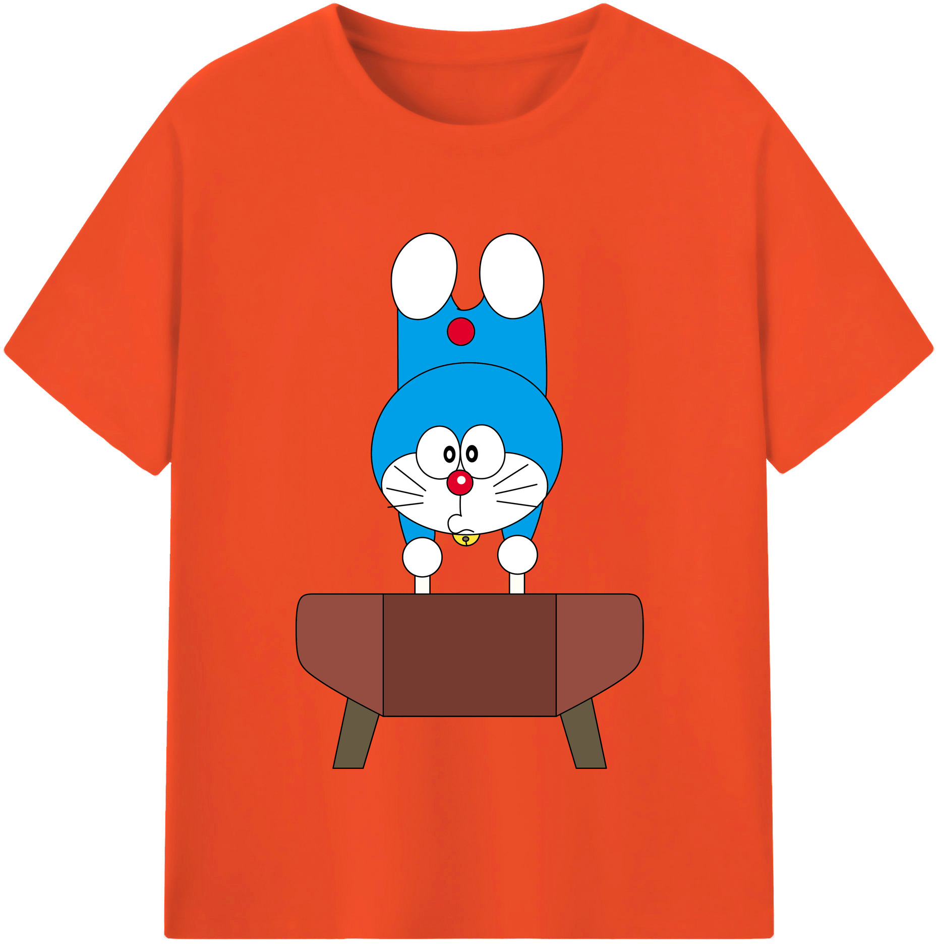 （画像用） ドラえもん Doraemon 綿100％半袖Tシャツ（フロントプリント）