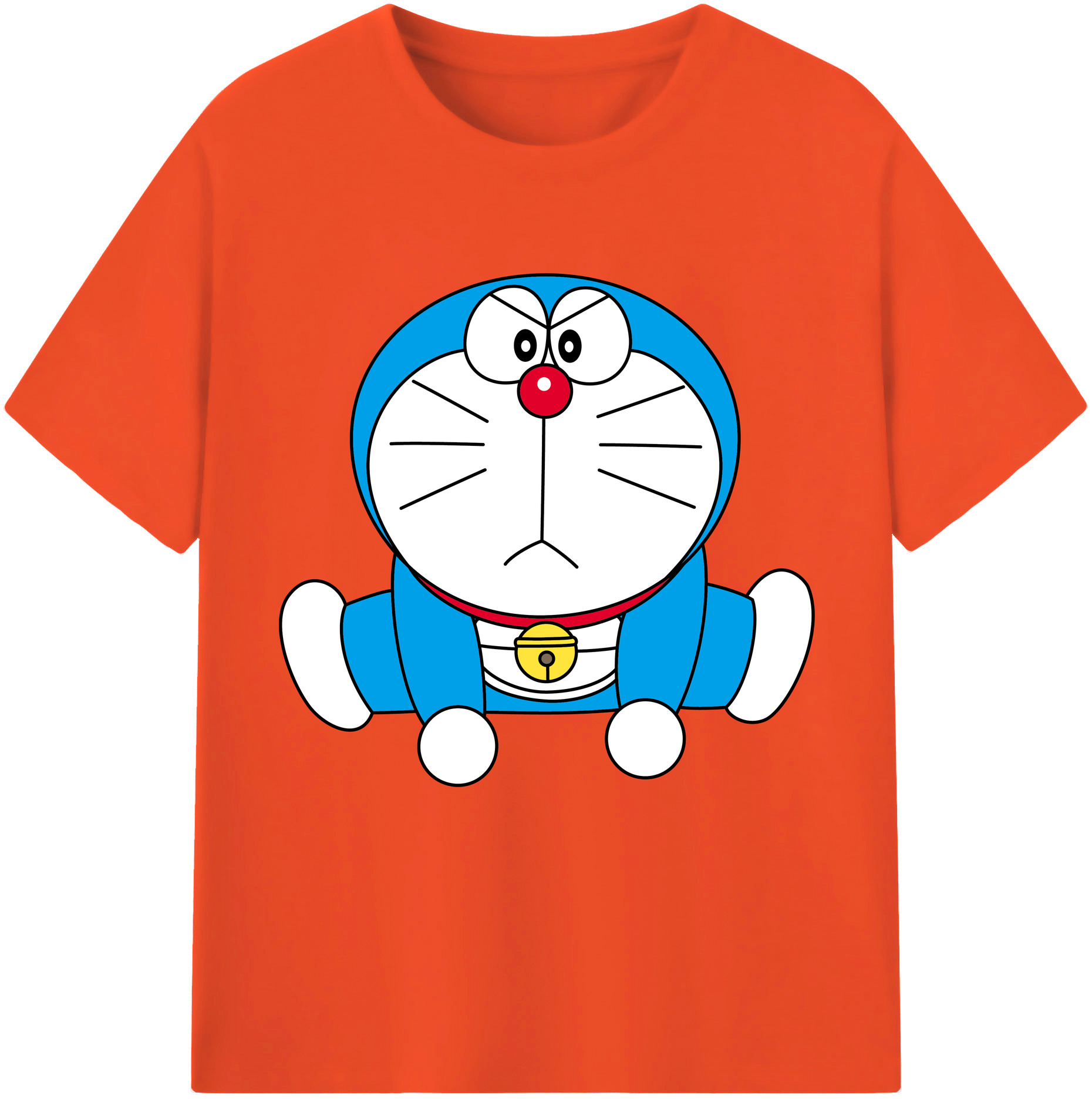（画像用） ドラえもん Doraemon 綿100％半袖Tシャツ（フロントプリント）