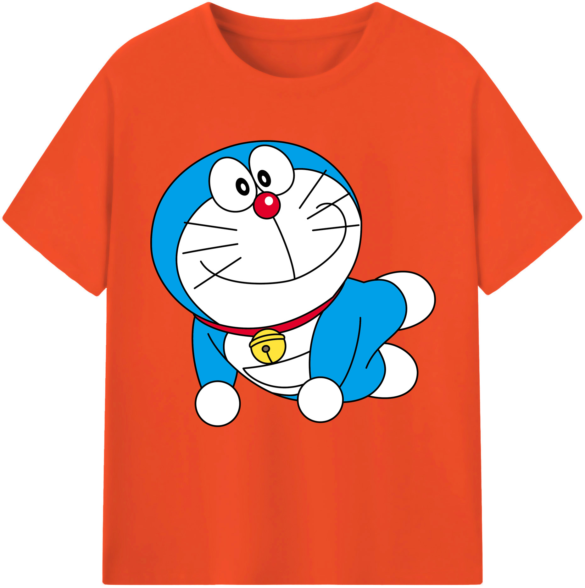 （画像用） ドラえもん Doraemon 綿100％半袖Tシャツ（フロントプリント）