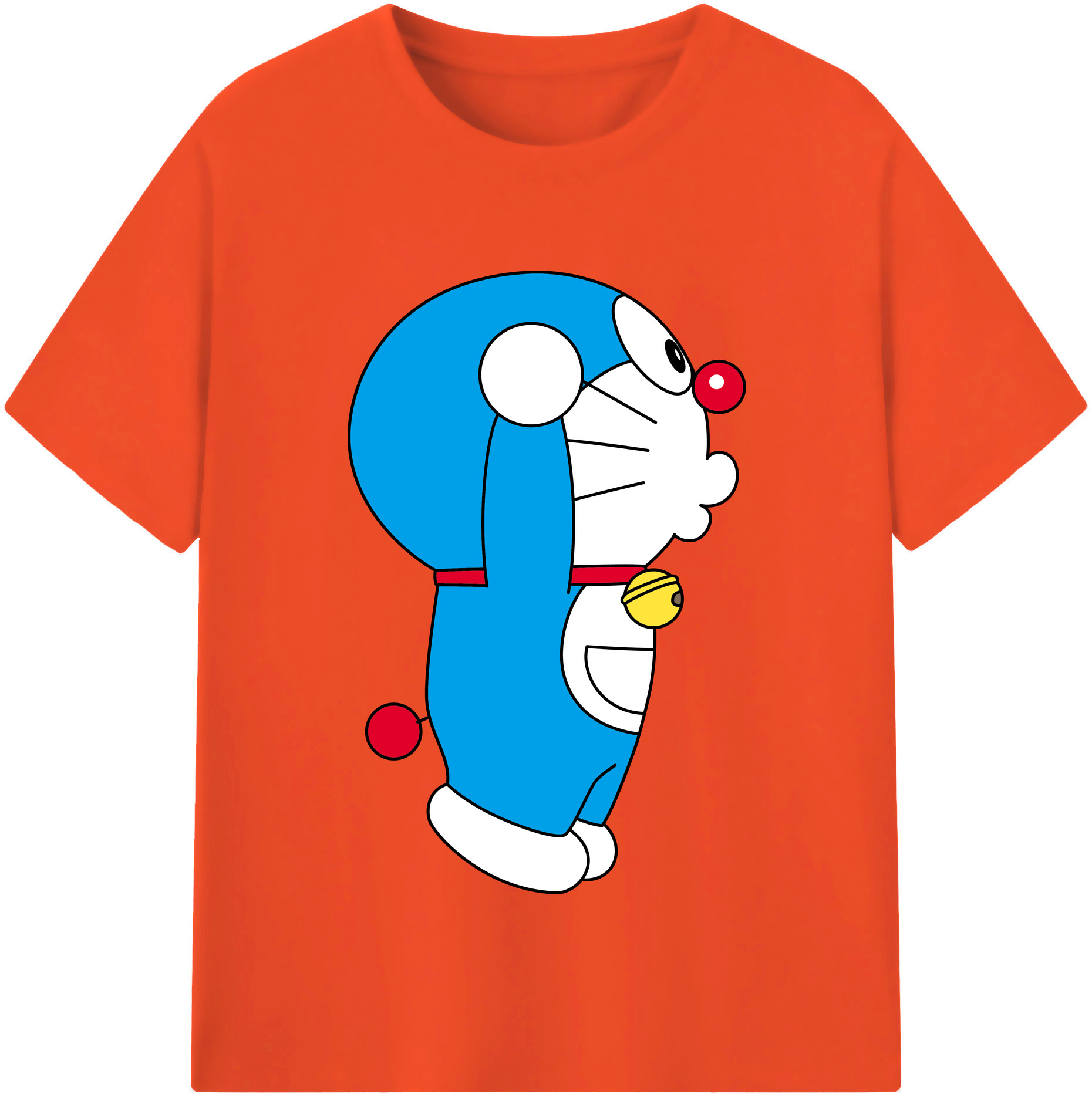 （画像用） ドラえもん Doraemon 綿100％半袖Tシャツ（フロントプリント）