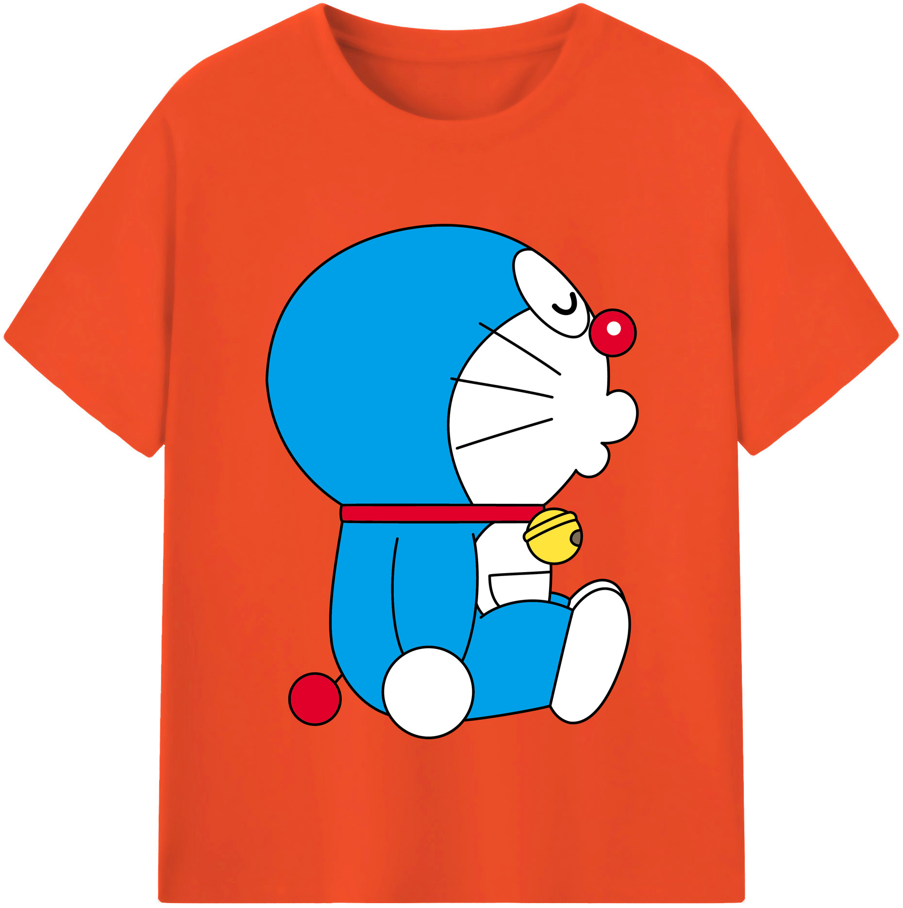 （画像用） ドラえもん Doraemon 綿100％半袖Tシャツ（フロントプリント）