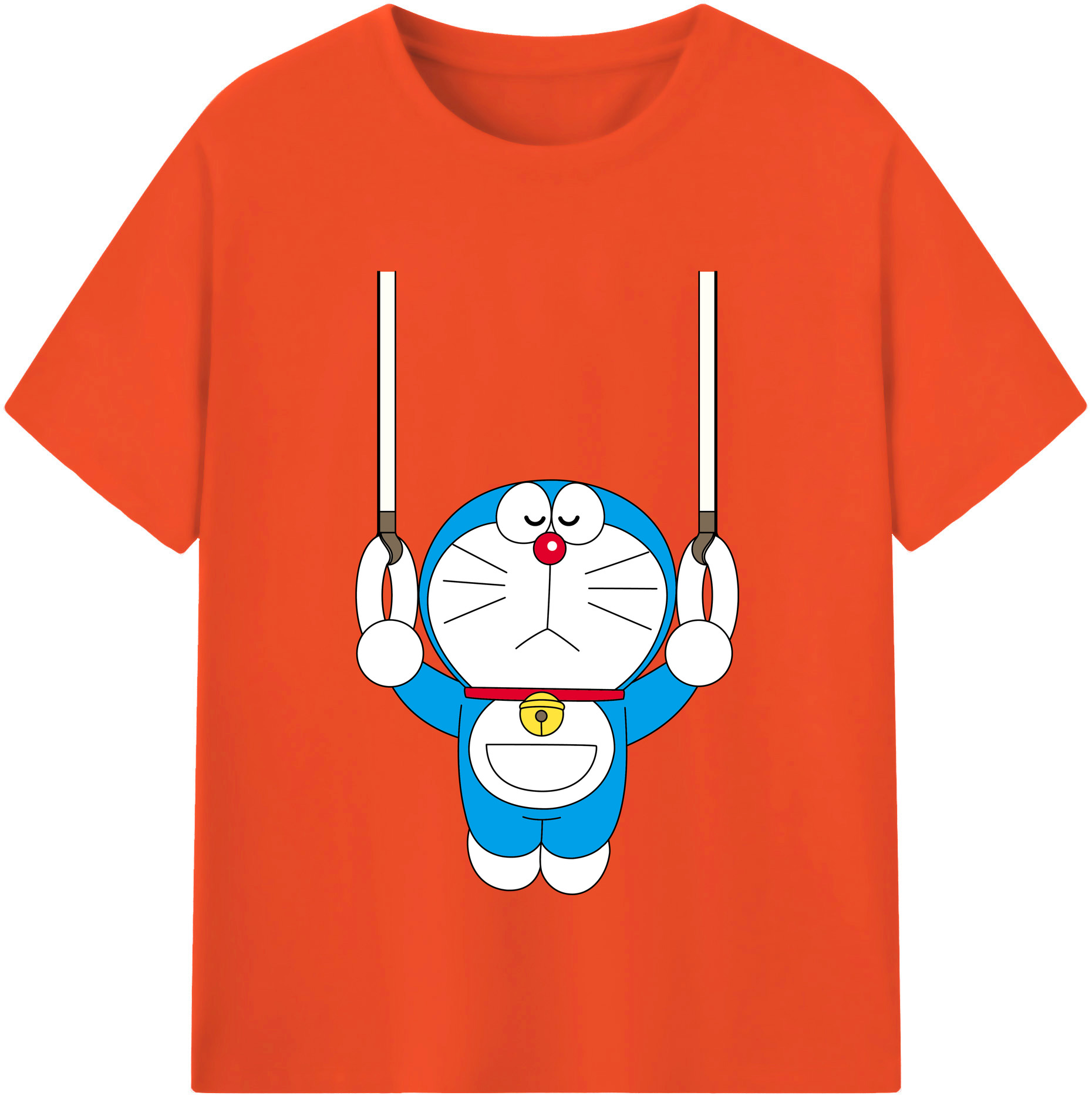 （画像用） ドラえもん Doraemon 綿100％半袖Tシャツ（フロントプリント）