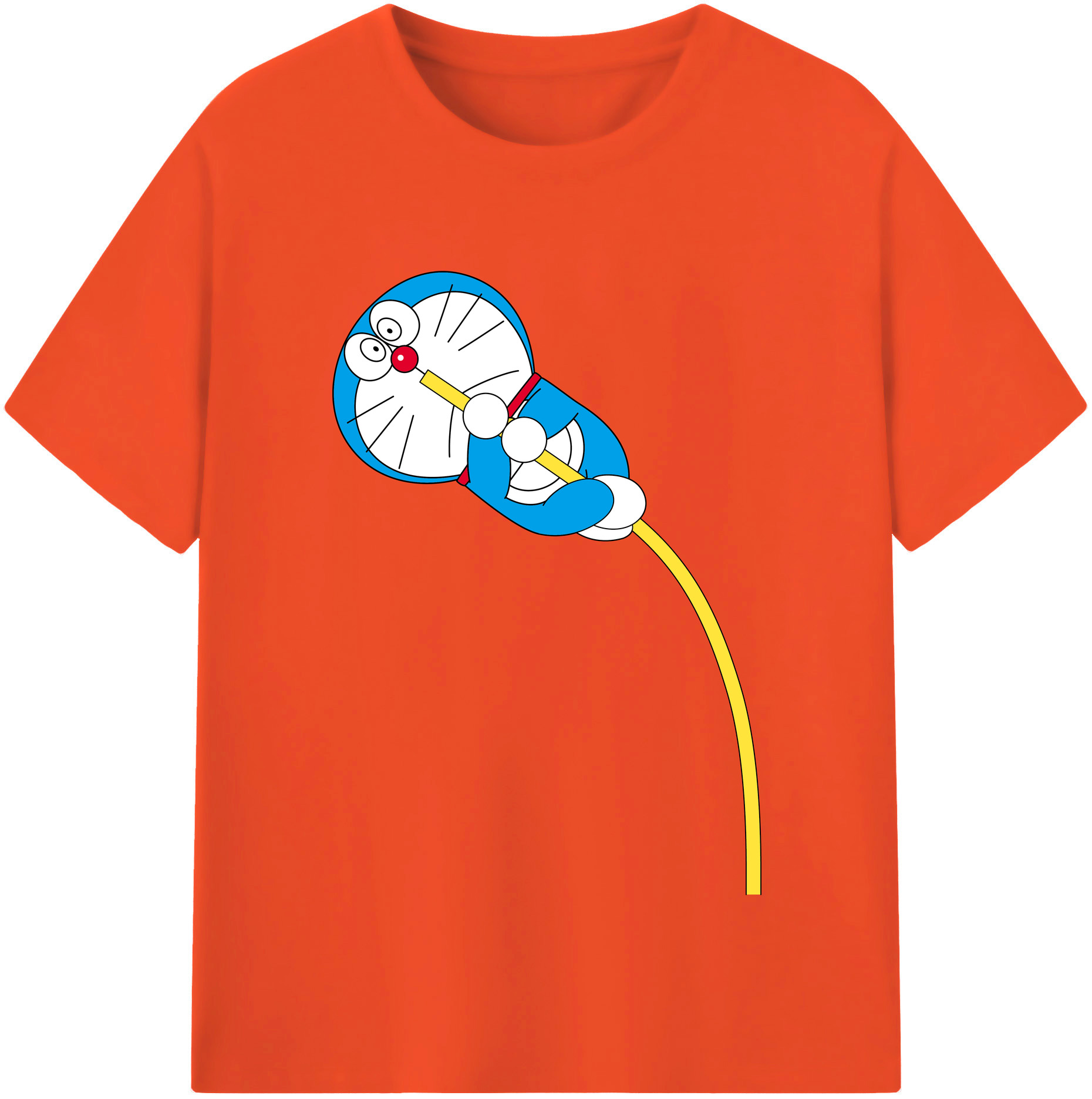 （画像用） ドラえもん Doraemon 綿100％半袖Tシャツ（フロントプリント）