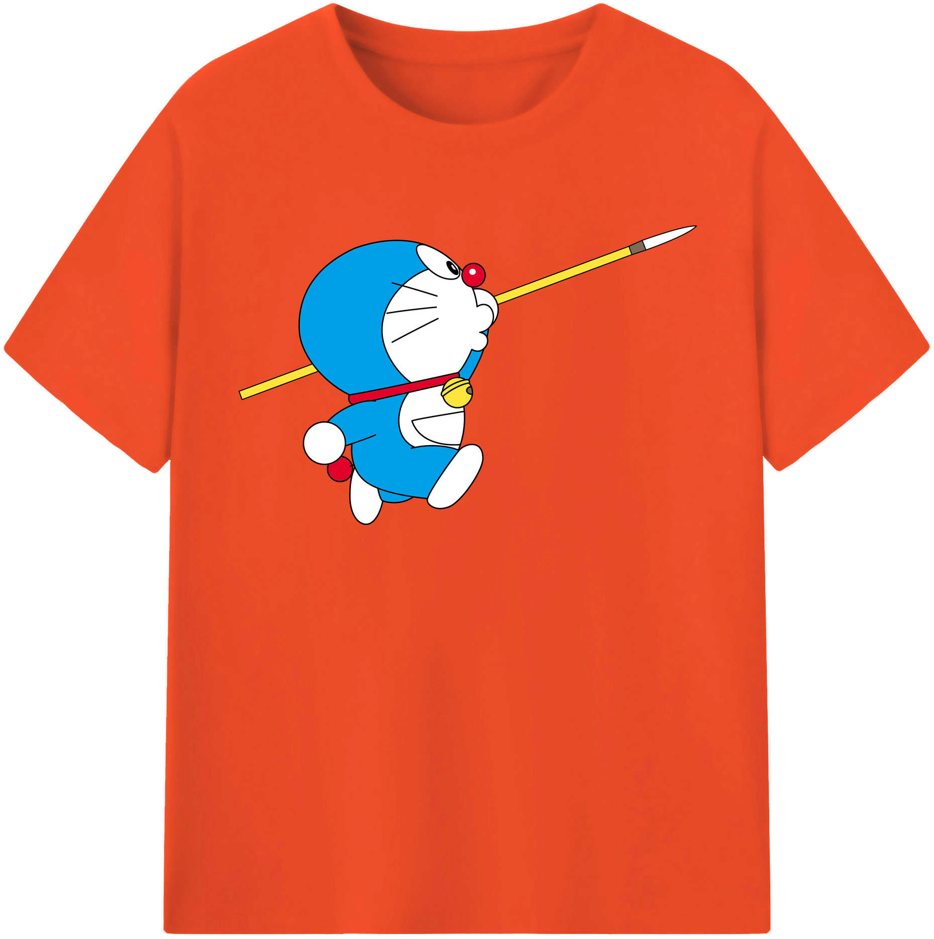 （画像用） ドラえもん Doraemon 綿100％半袖Tシャツ（フロントプリント）