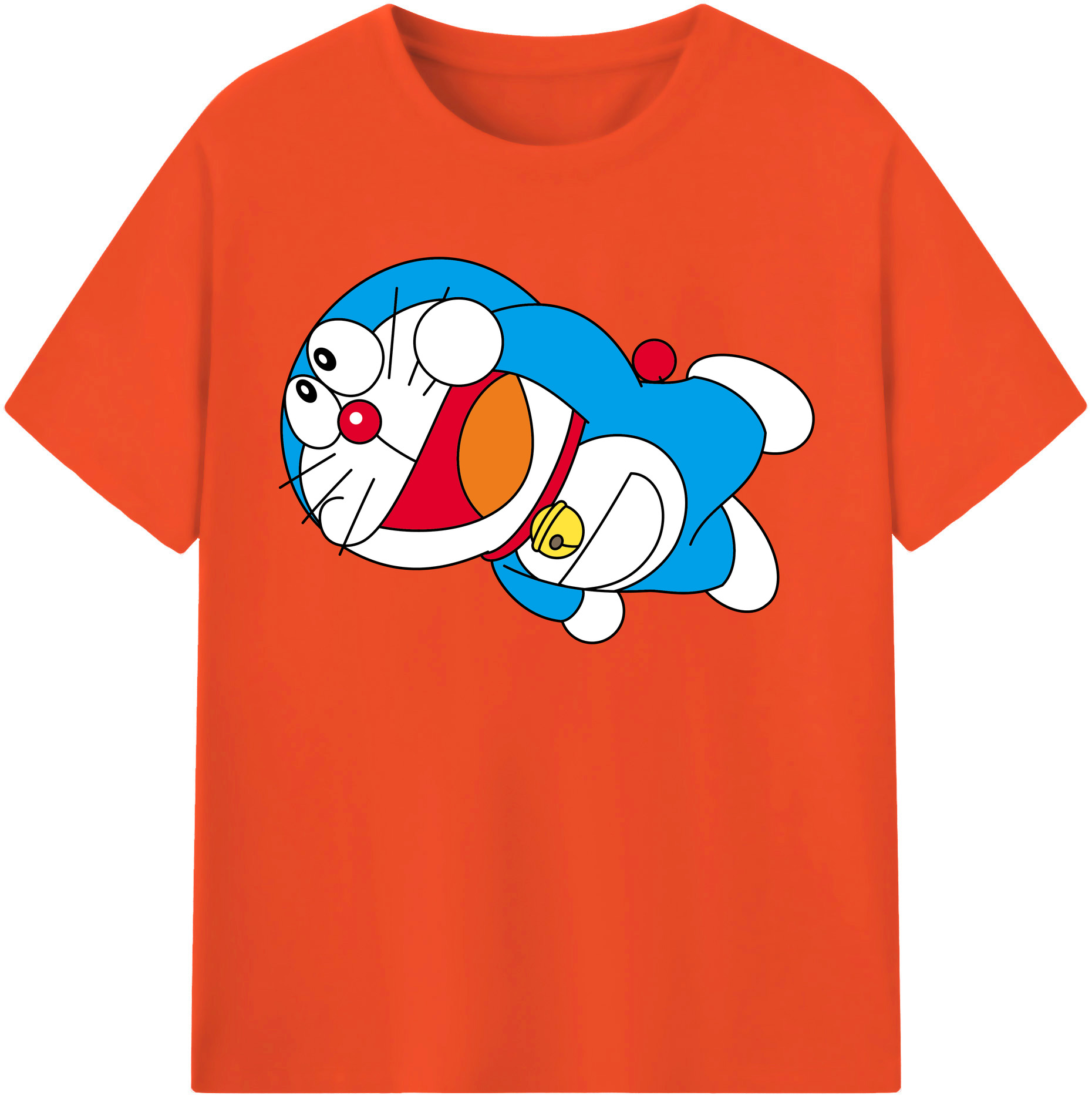 （画像用） ドラえもん Doraemon 綿100％半袖Tシャツ（フロントプリント）