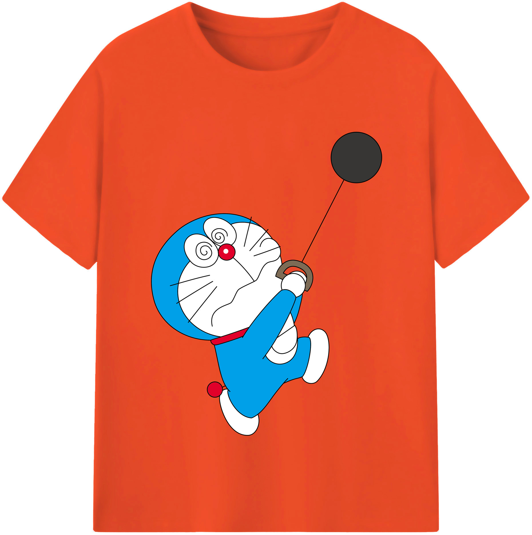 （画像用） ドラえもん Doraemon 綿100％半袖Tシャツ（フロントプリント）
