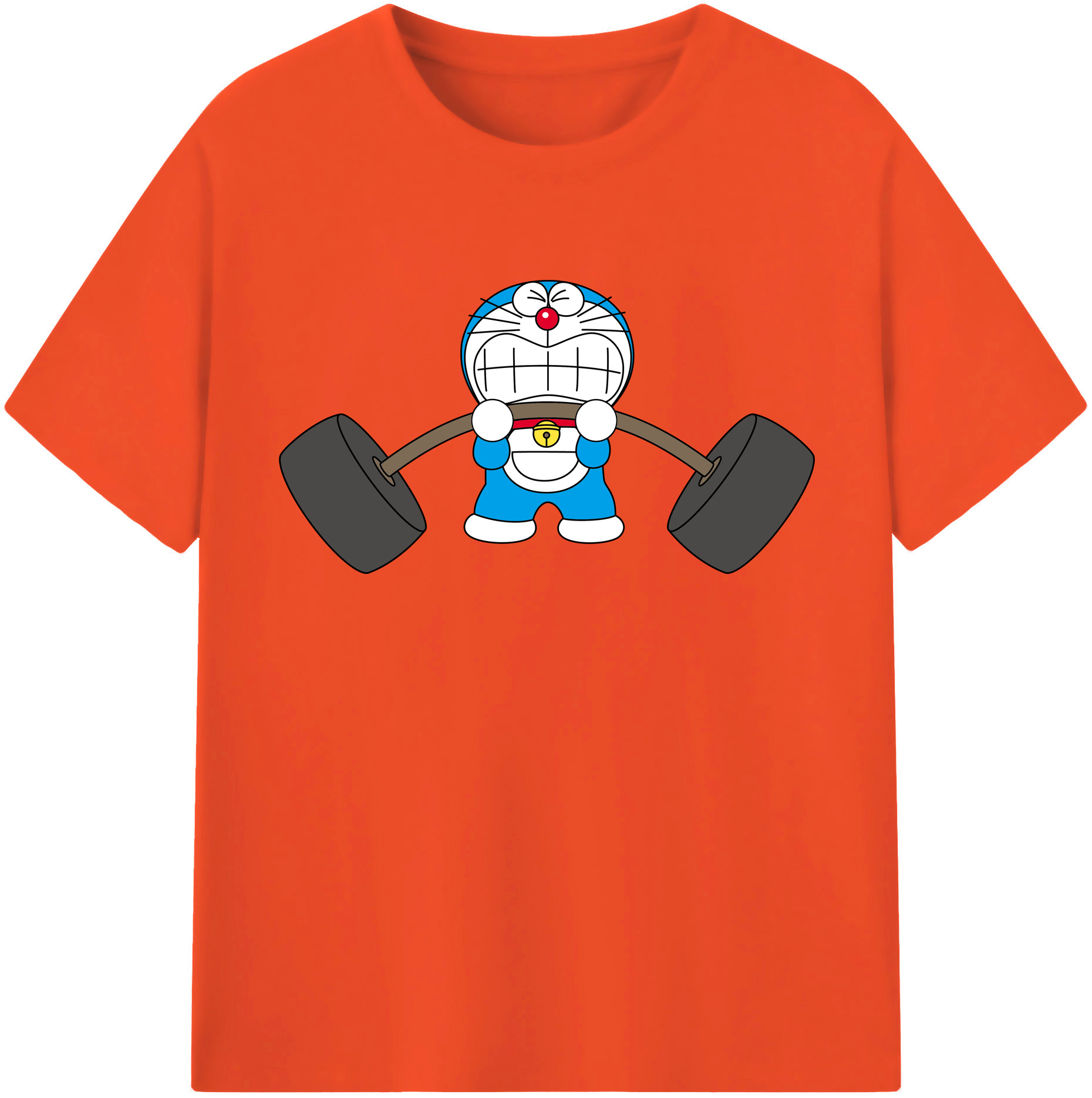 （画像用） ドラえもん Doraemon 綿100％半袖Tシャツ（フロントプリント）